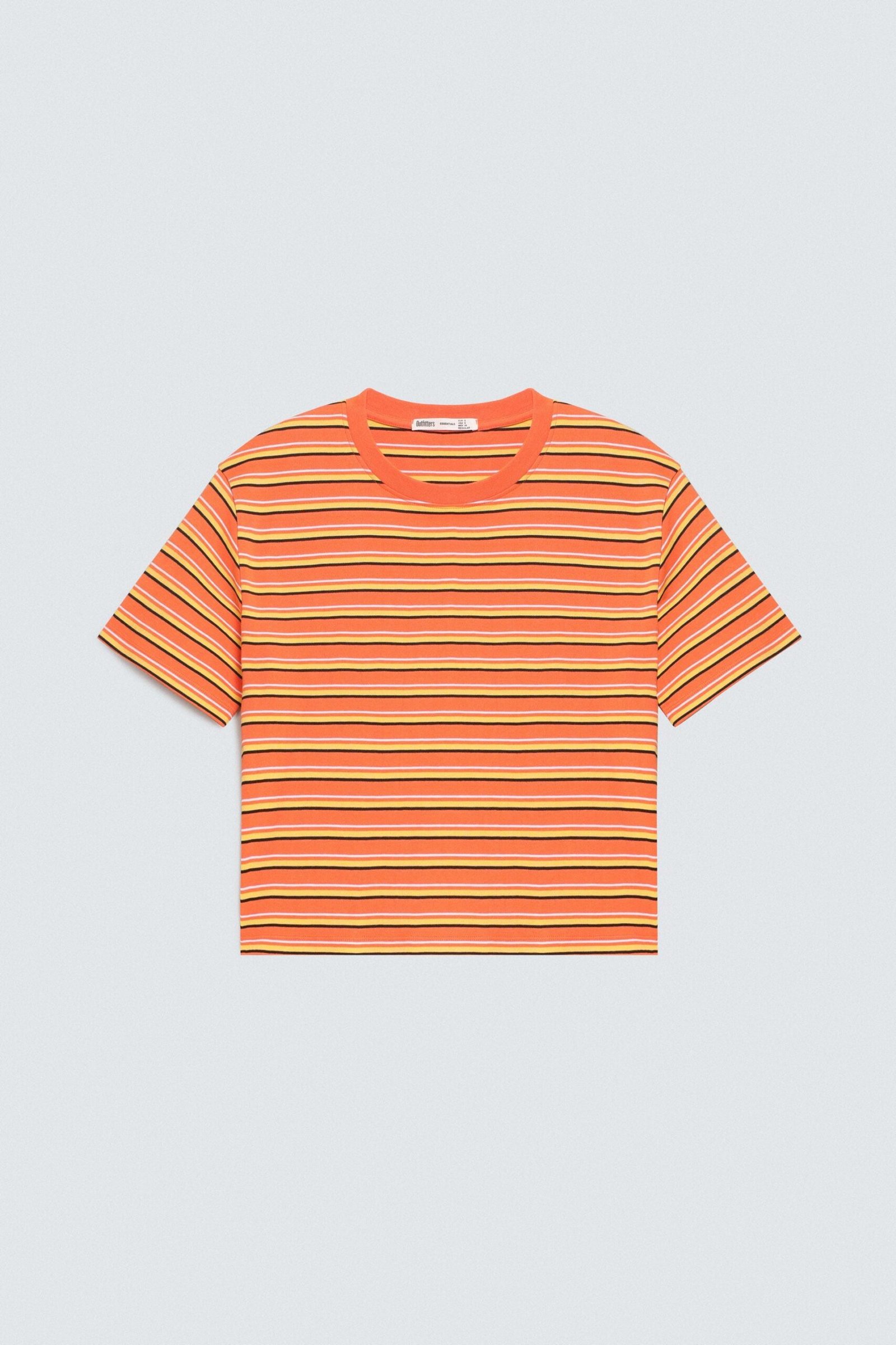 Cropped Stripped T-Shirt - Image 5