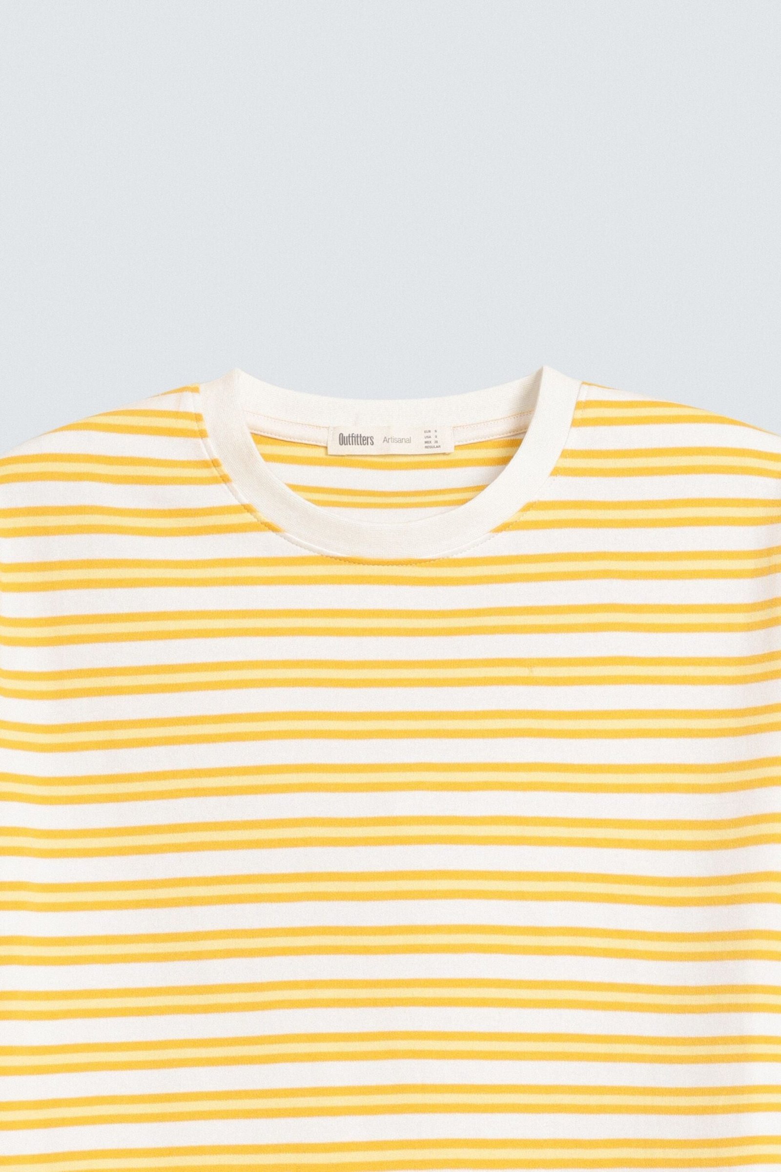 Cropped Striped T-Shirt - Image 6
