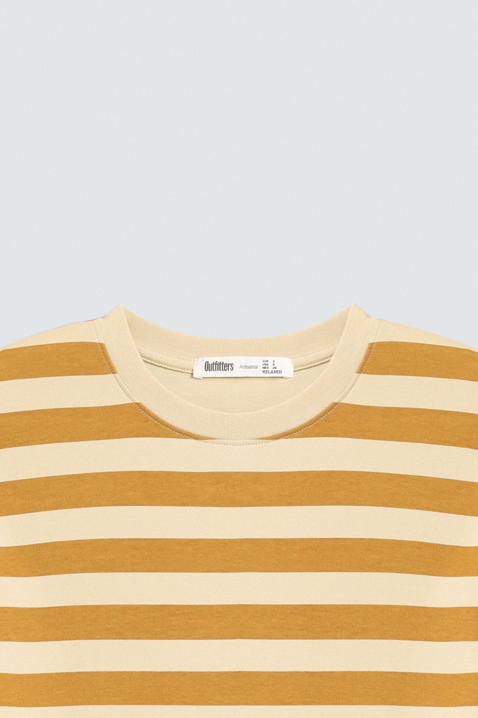 Cropped Striped T-Shirt - Image 6