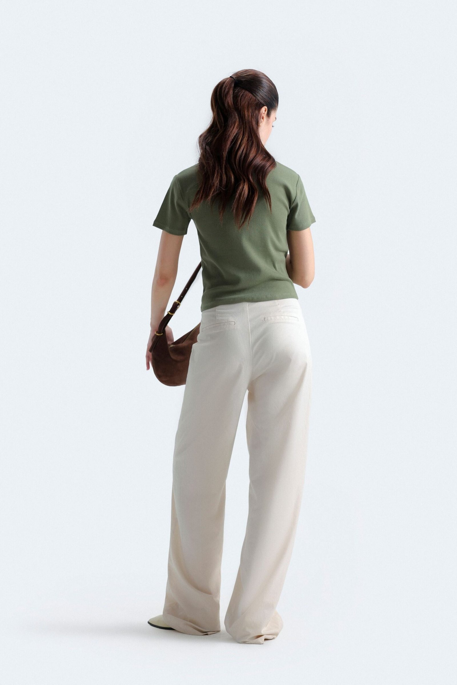 Cropped Polo Shirt - Image 4
