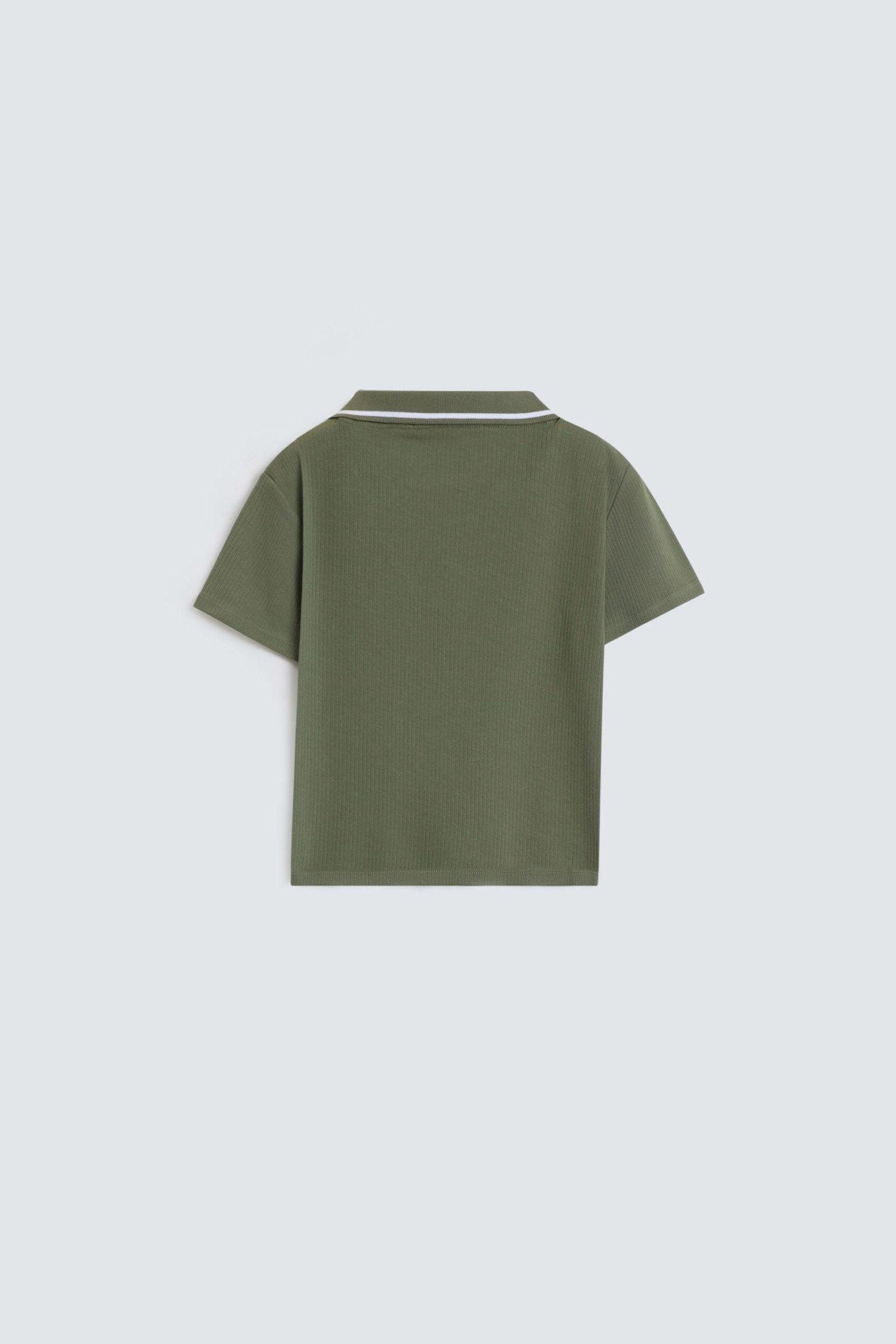 Cropped Polo Shirt - Image 7