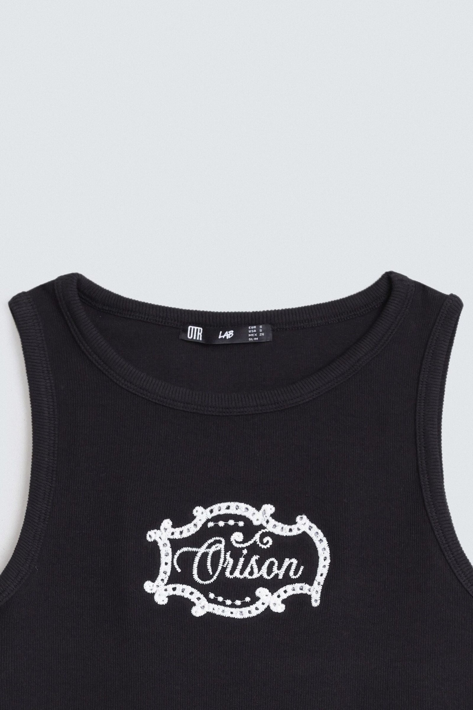 Super Cropped Embroidered Tank Top - Image 6