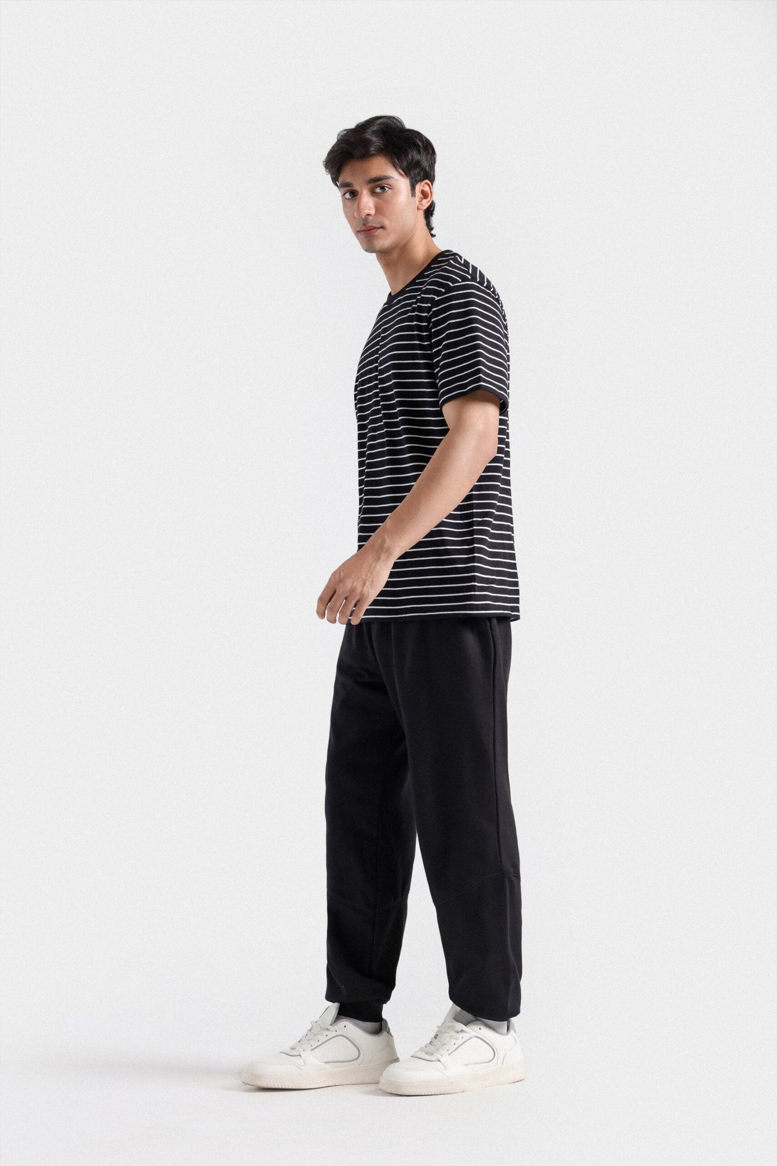 Striped Crew Neck T-shirt - Image 2