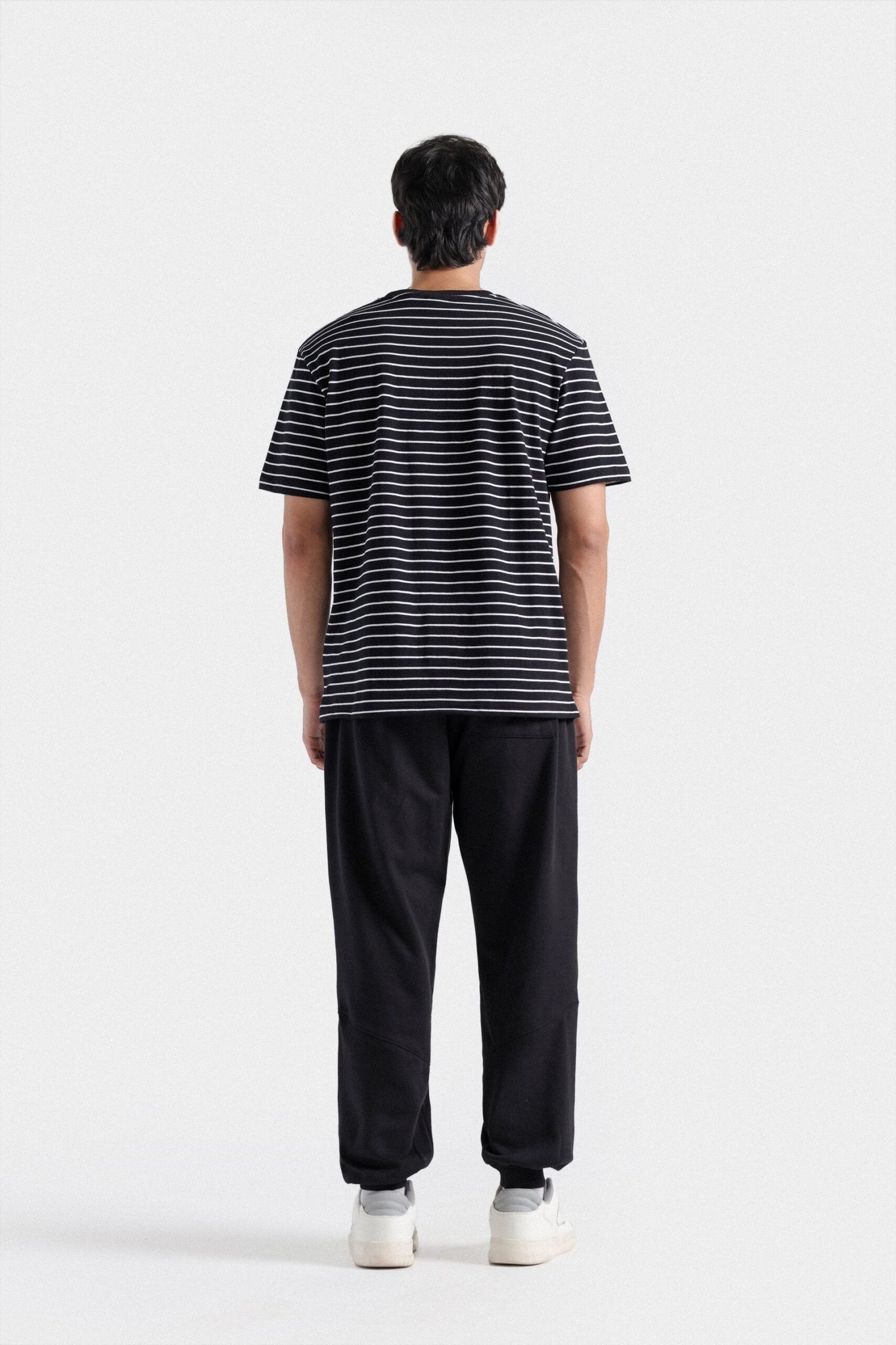 Striped Crew Neck T-shirt - Image 3