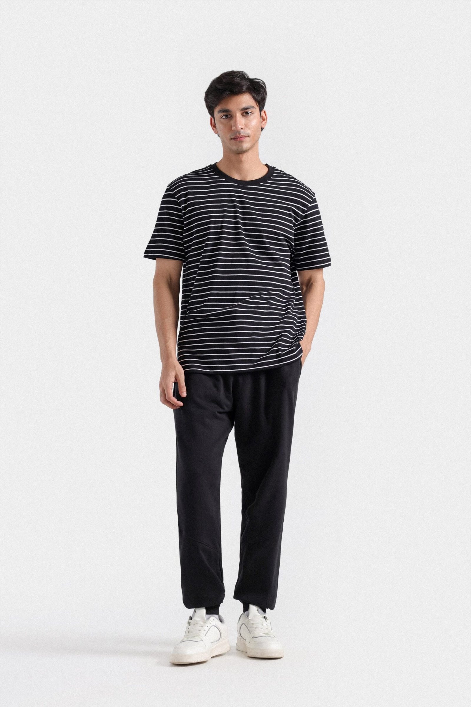 Striped Crew Neck T-shirt