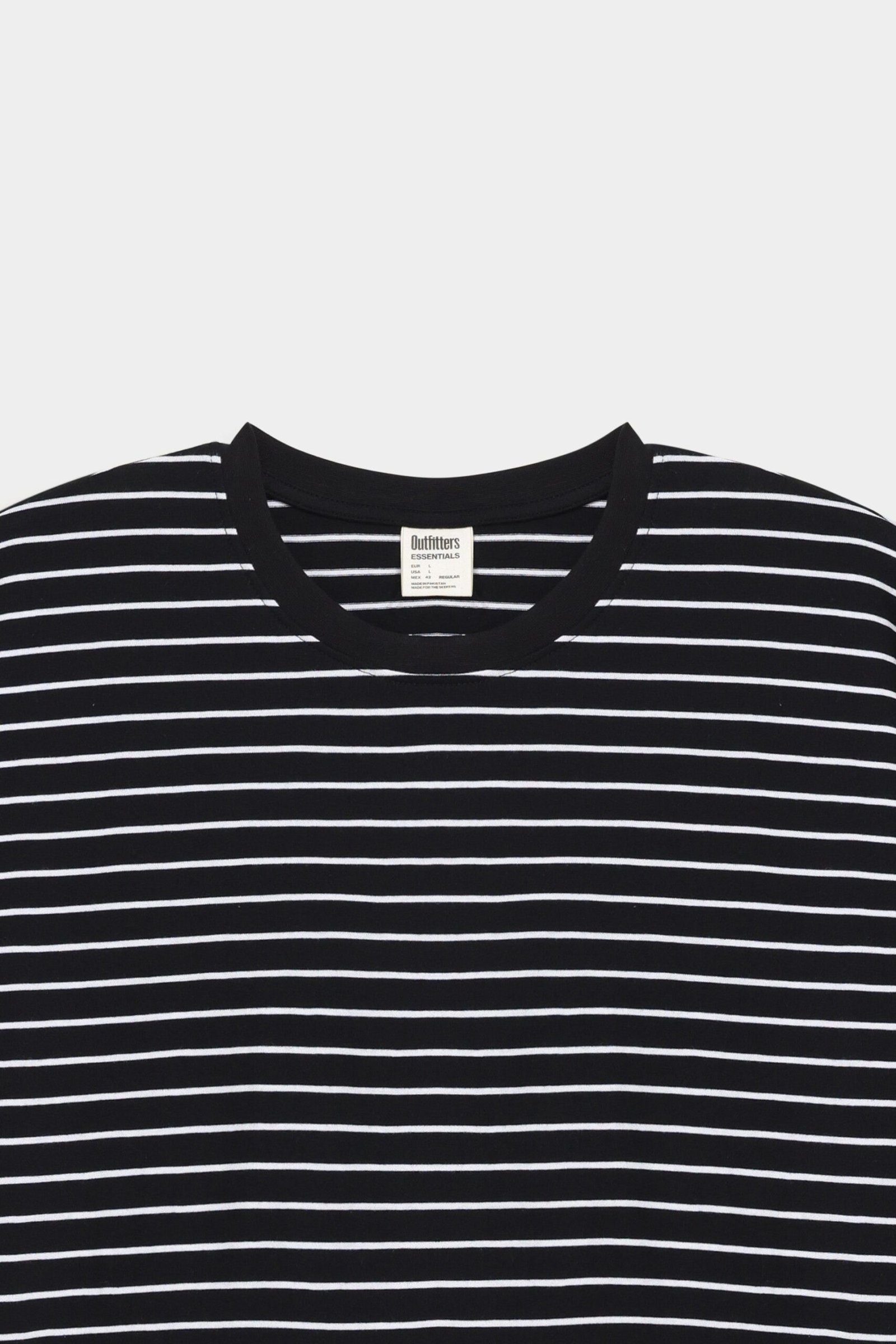 Striped Crew Neck T-shirt - Image 5