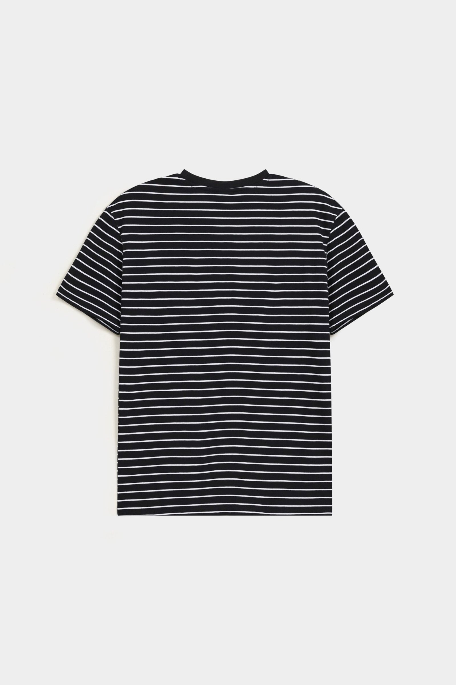 Striped Crew Neck T-shirt - Image 6