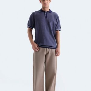 Polo Shirt With Label Patch