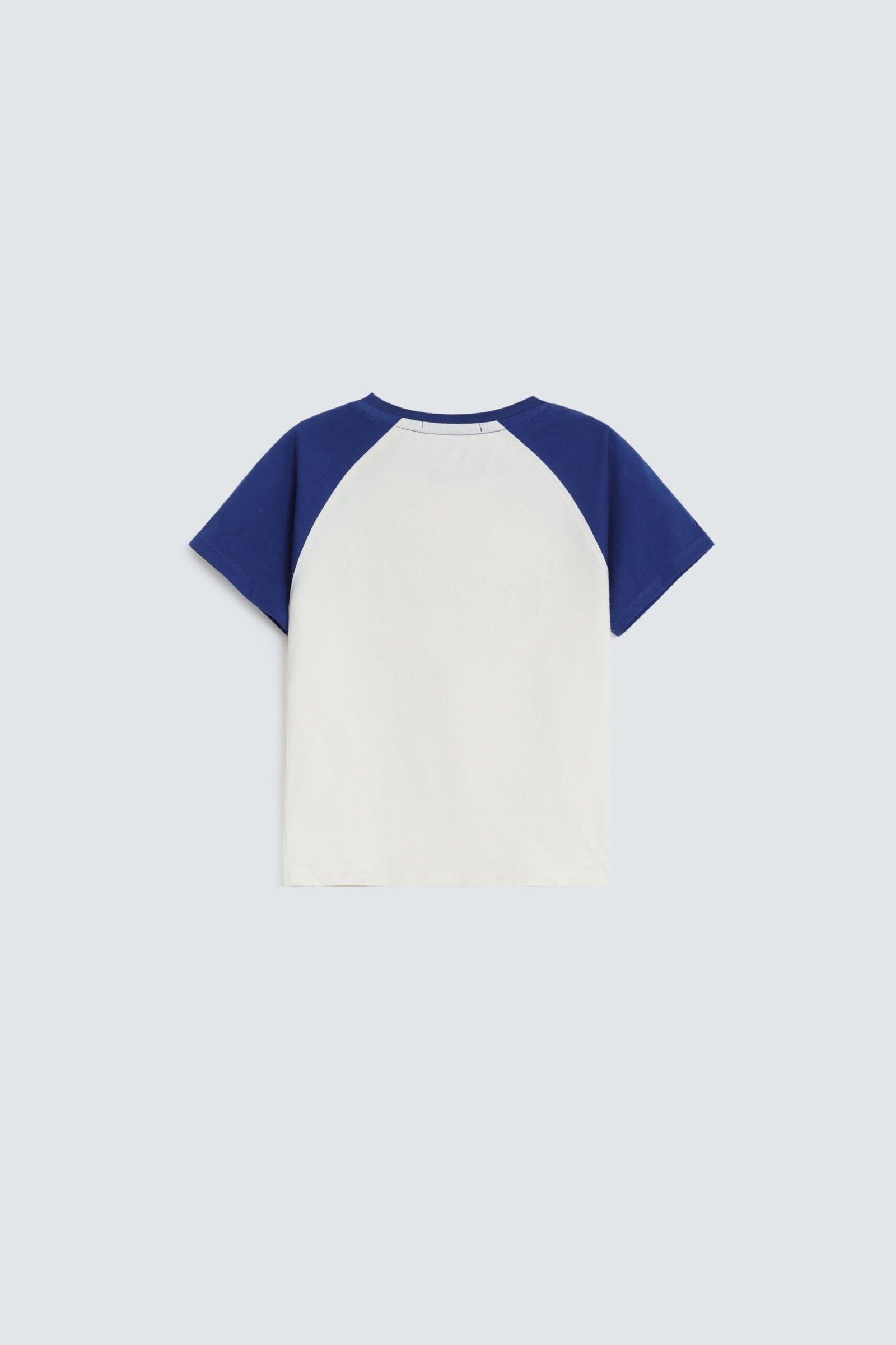 Cropped Slogan Print T-Shirt - Image 3
