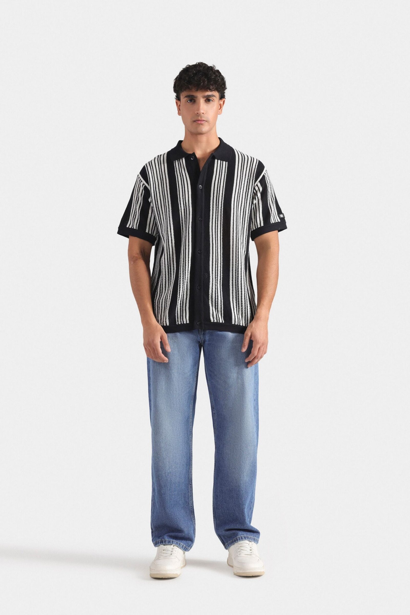 Knitted Striped Shirt - Image 5