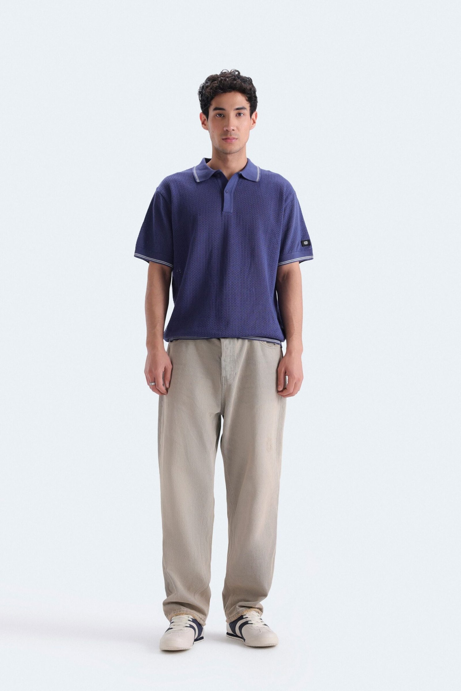 Knit Polo Shirt