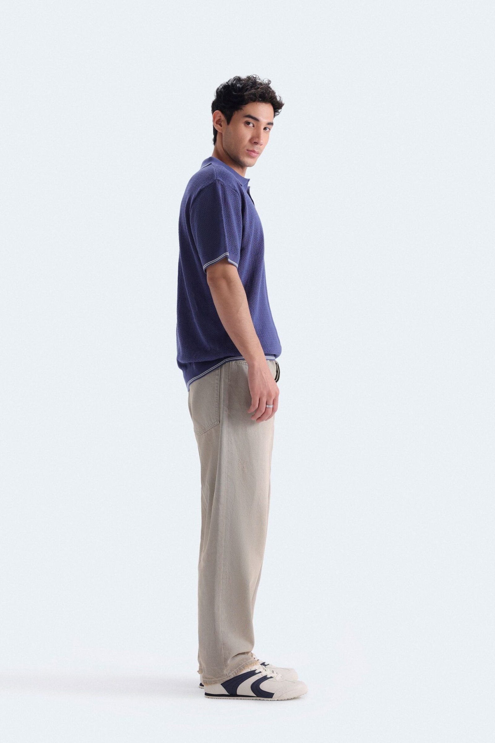 Knit Polo Shirt - Image 3