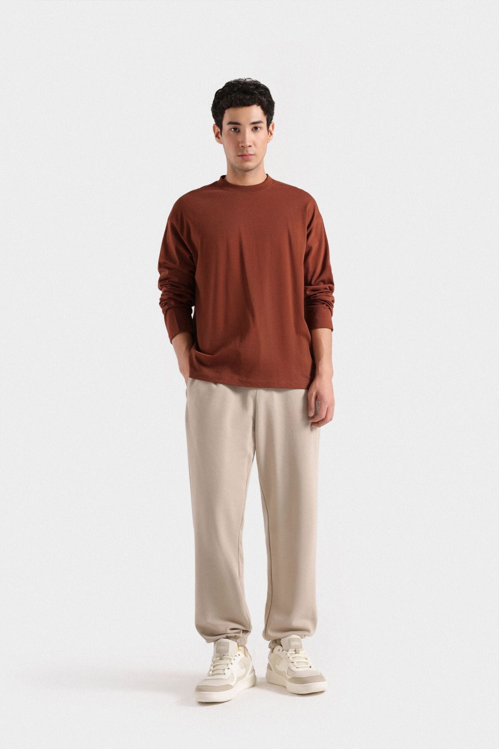 Basic Mock Neck T-Shirt
