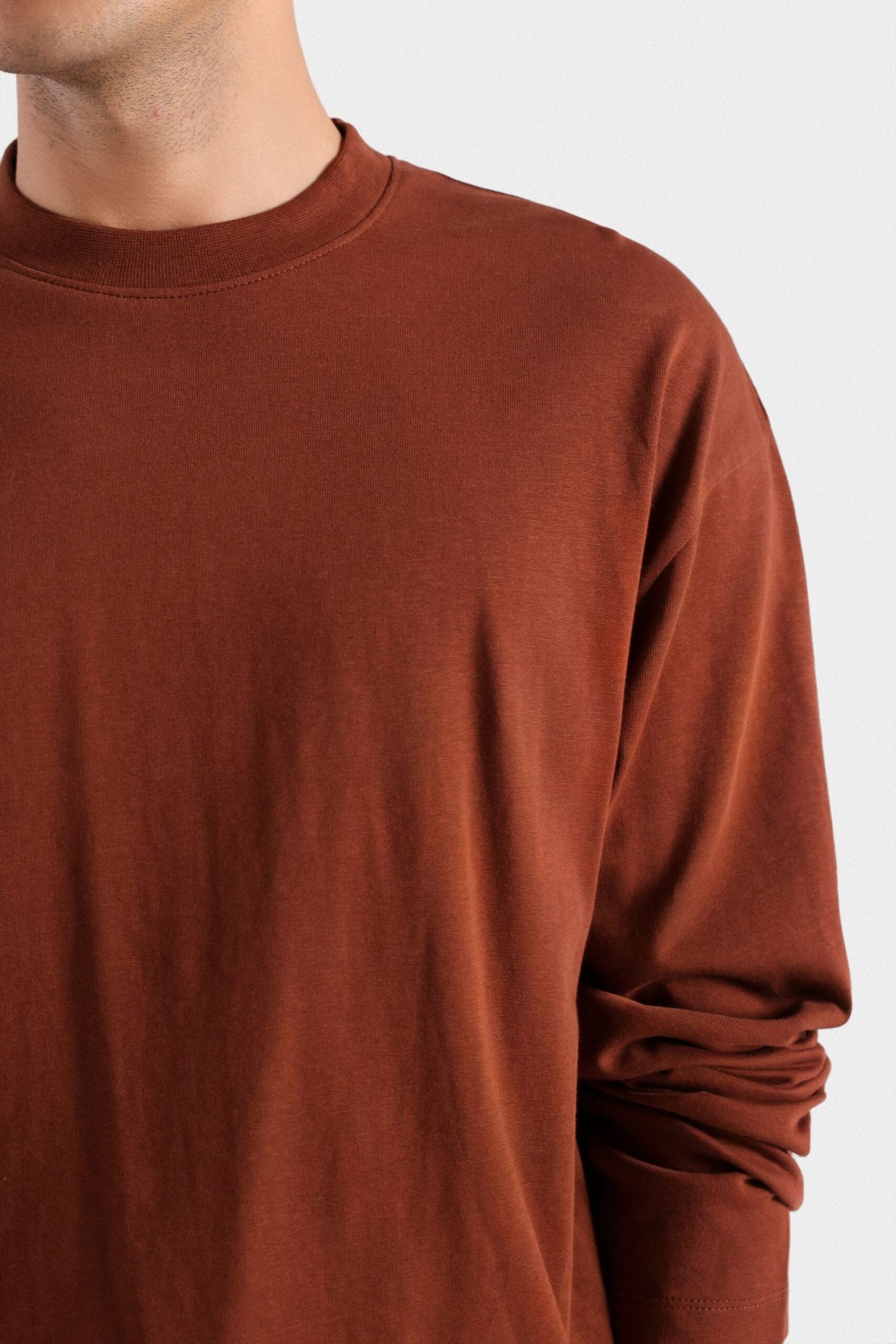 Basic Mock Neck T-Shirt - Image 2