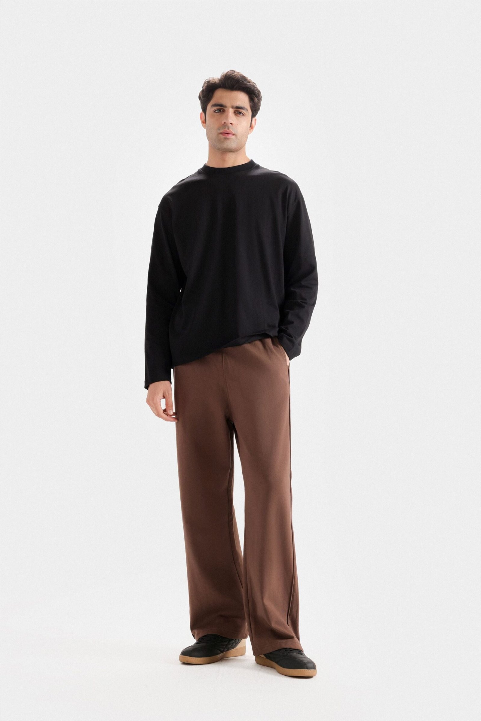 Basic Mock Neck T-Shirt - Image 8