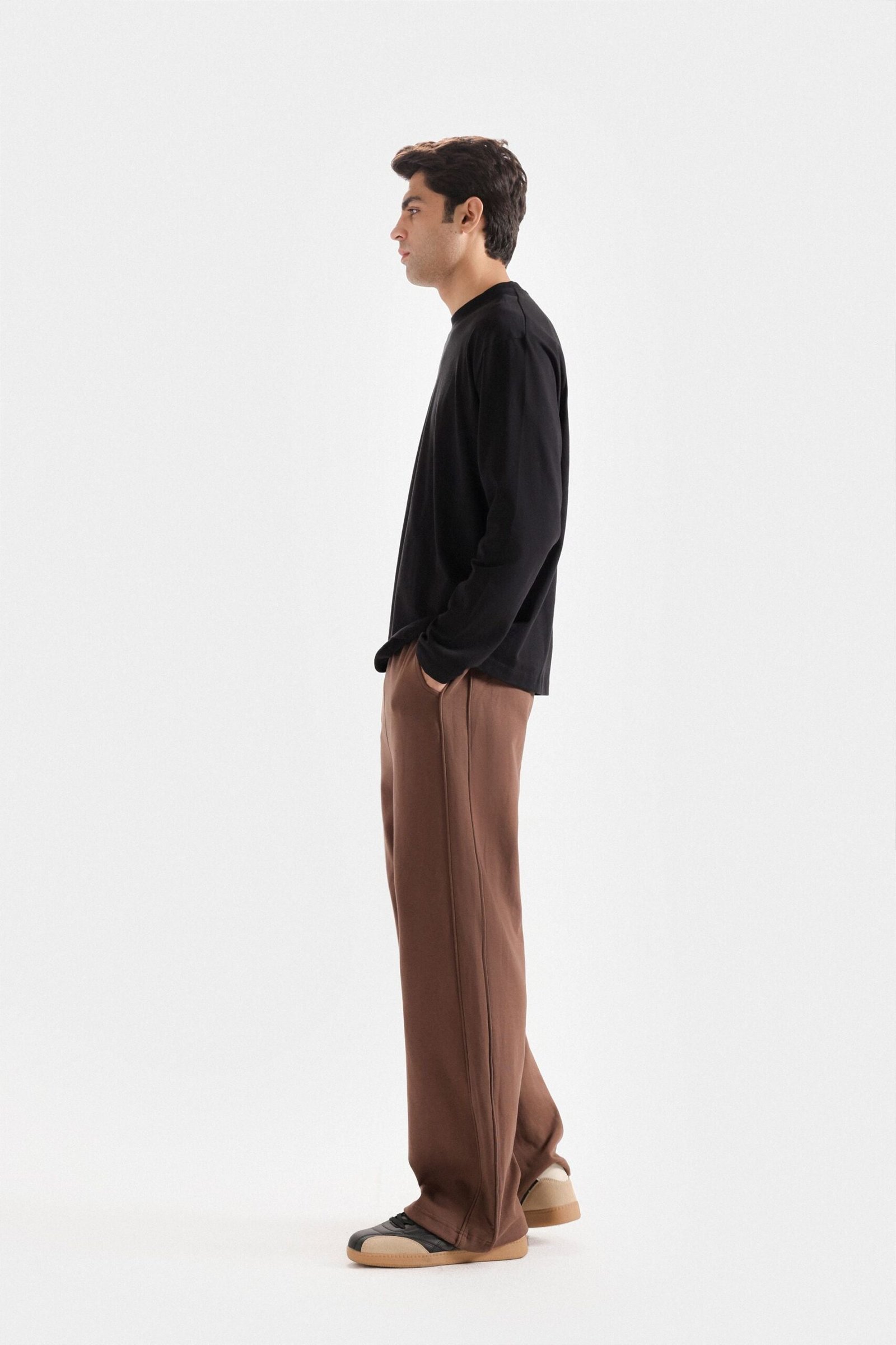 Basic Mock Neck T-Shirt - Image 10