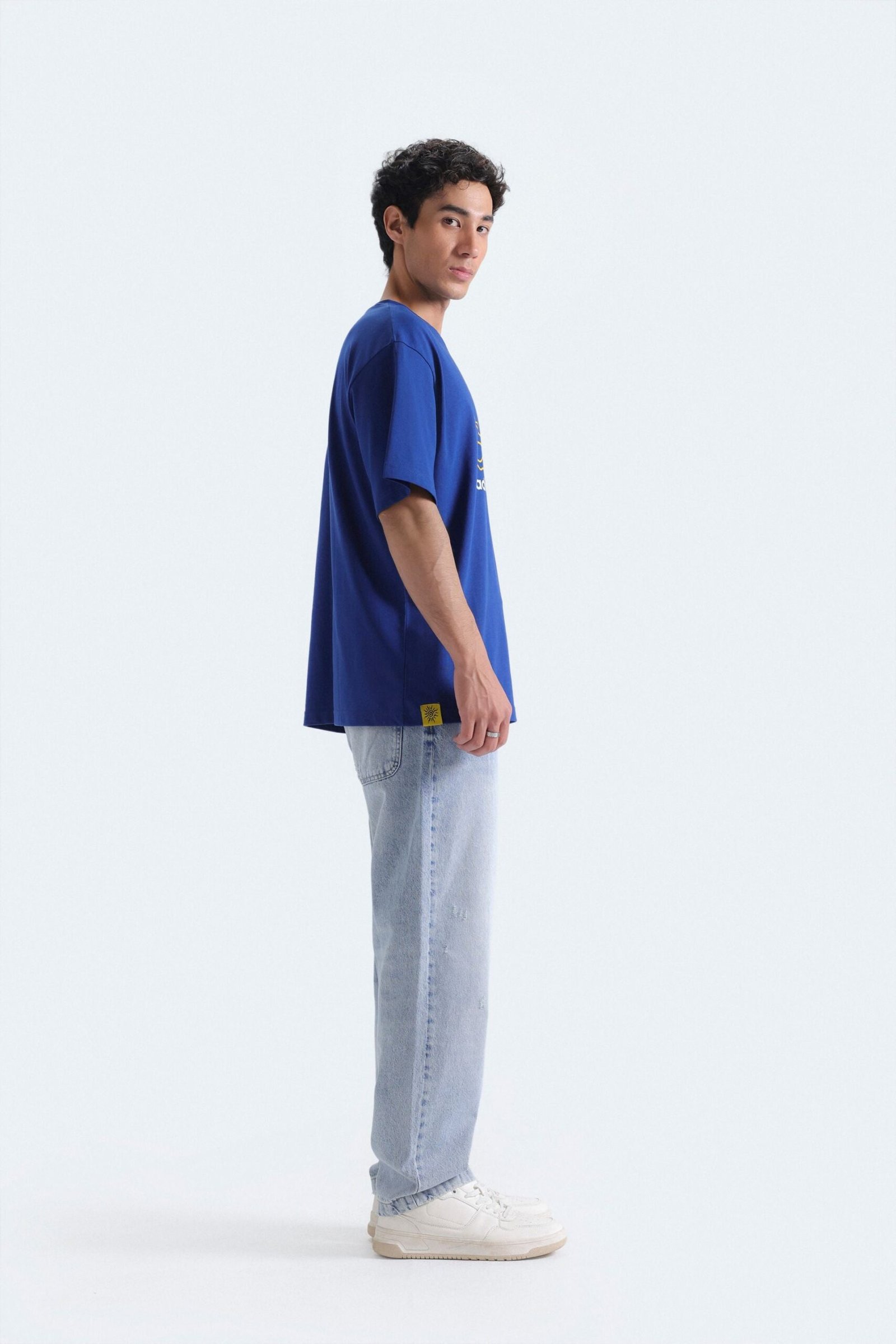 Graphic T-Shirt With Label Patch - Image 3
