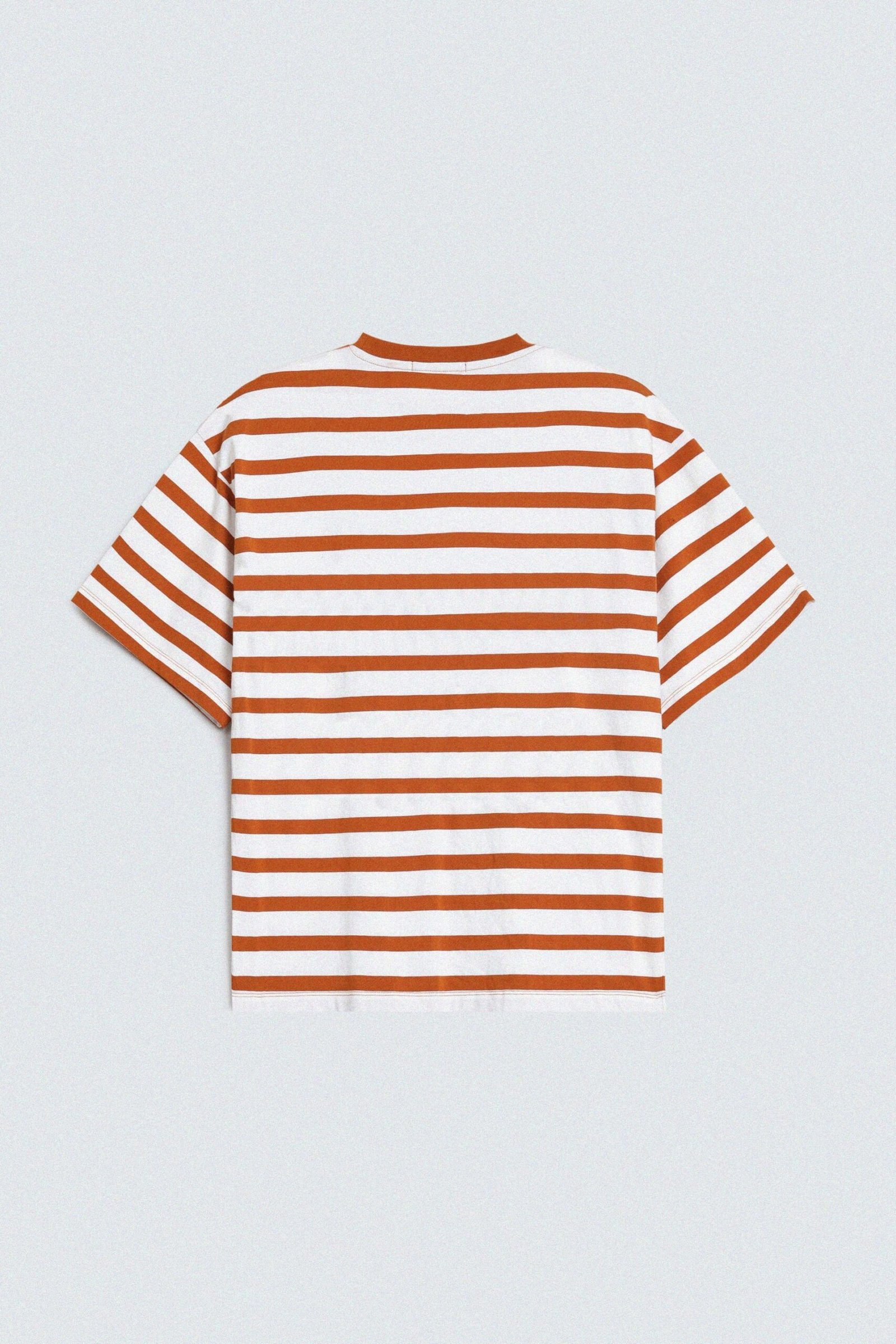 Slogan Print Striped T-Shirt - Image 7