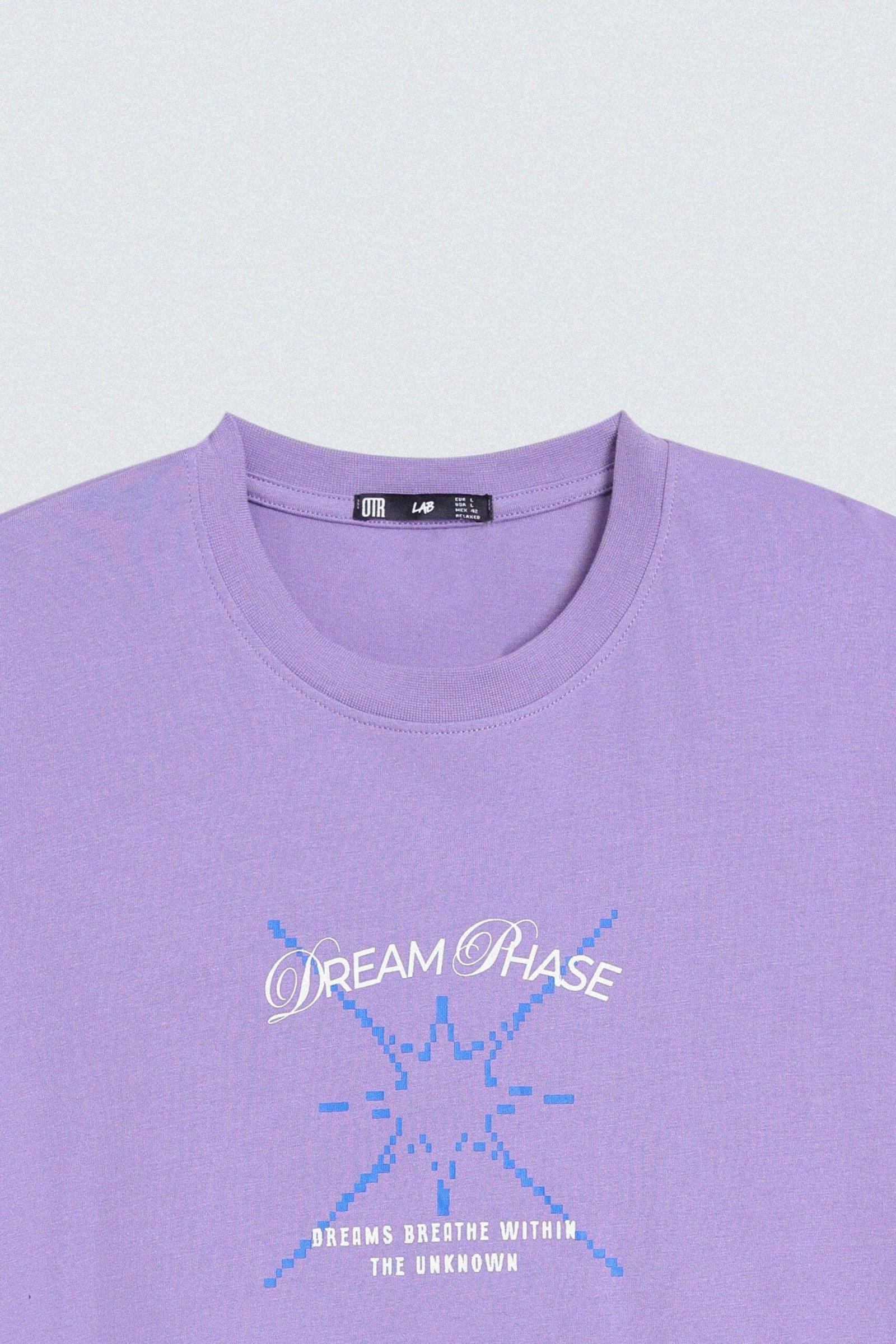 Slogan Print T-Shirt With Label Patch - Image 6