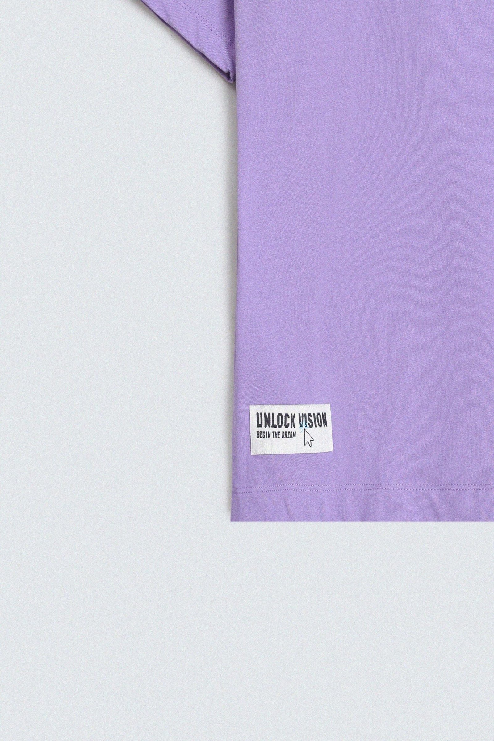 Slogan Print T-Shirt With Label Patch - Image 7