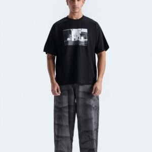 Graphic T-Shirt With Label Patch