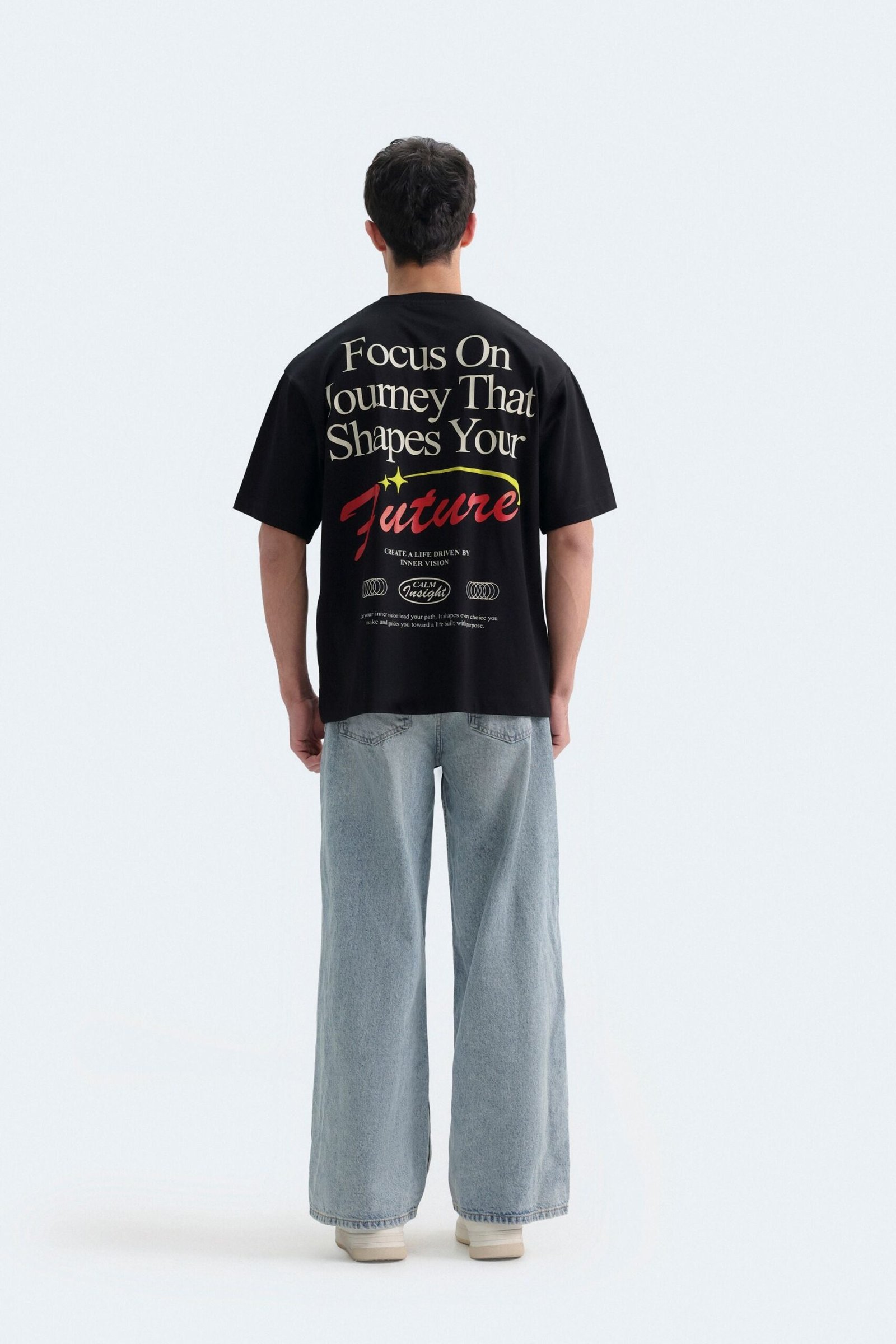 Slogan Print T-Shirt - Image 3
