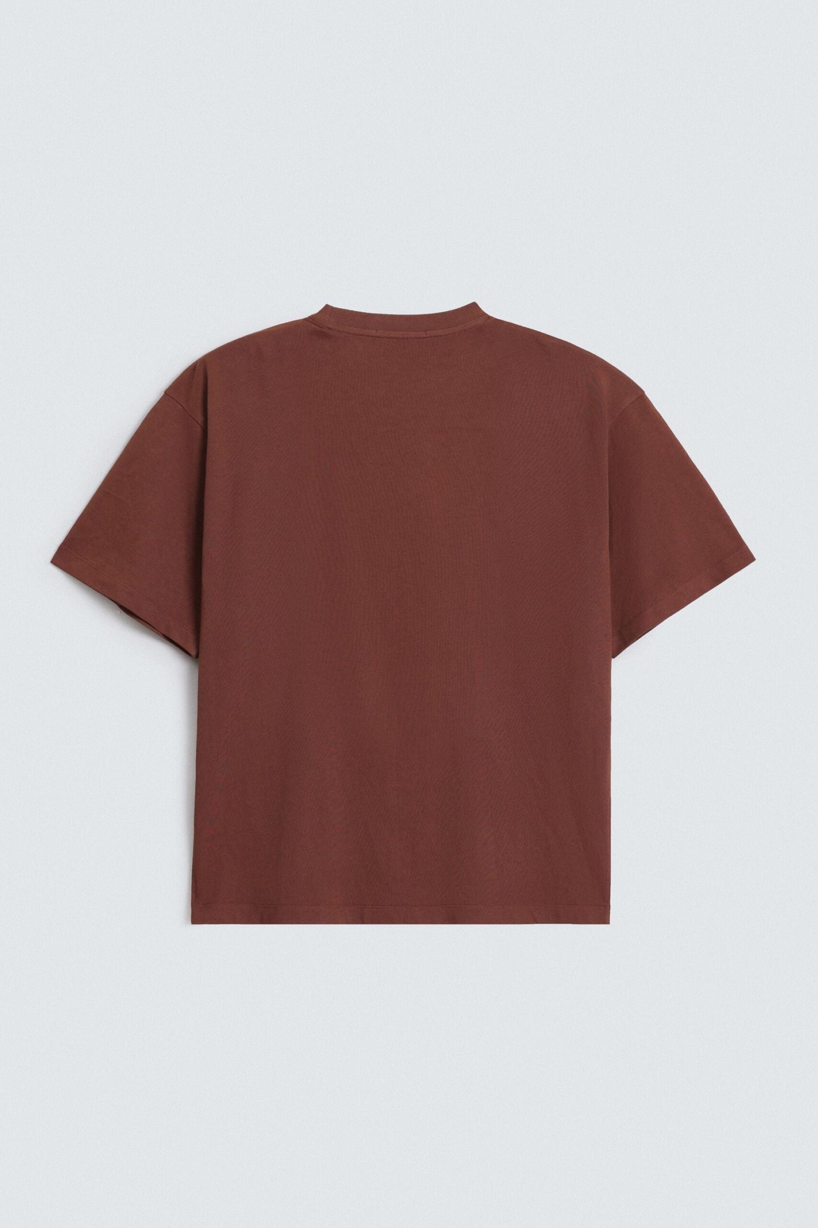 Slogan Print T-Shirt With Label Patch - Image 7
