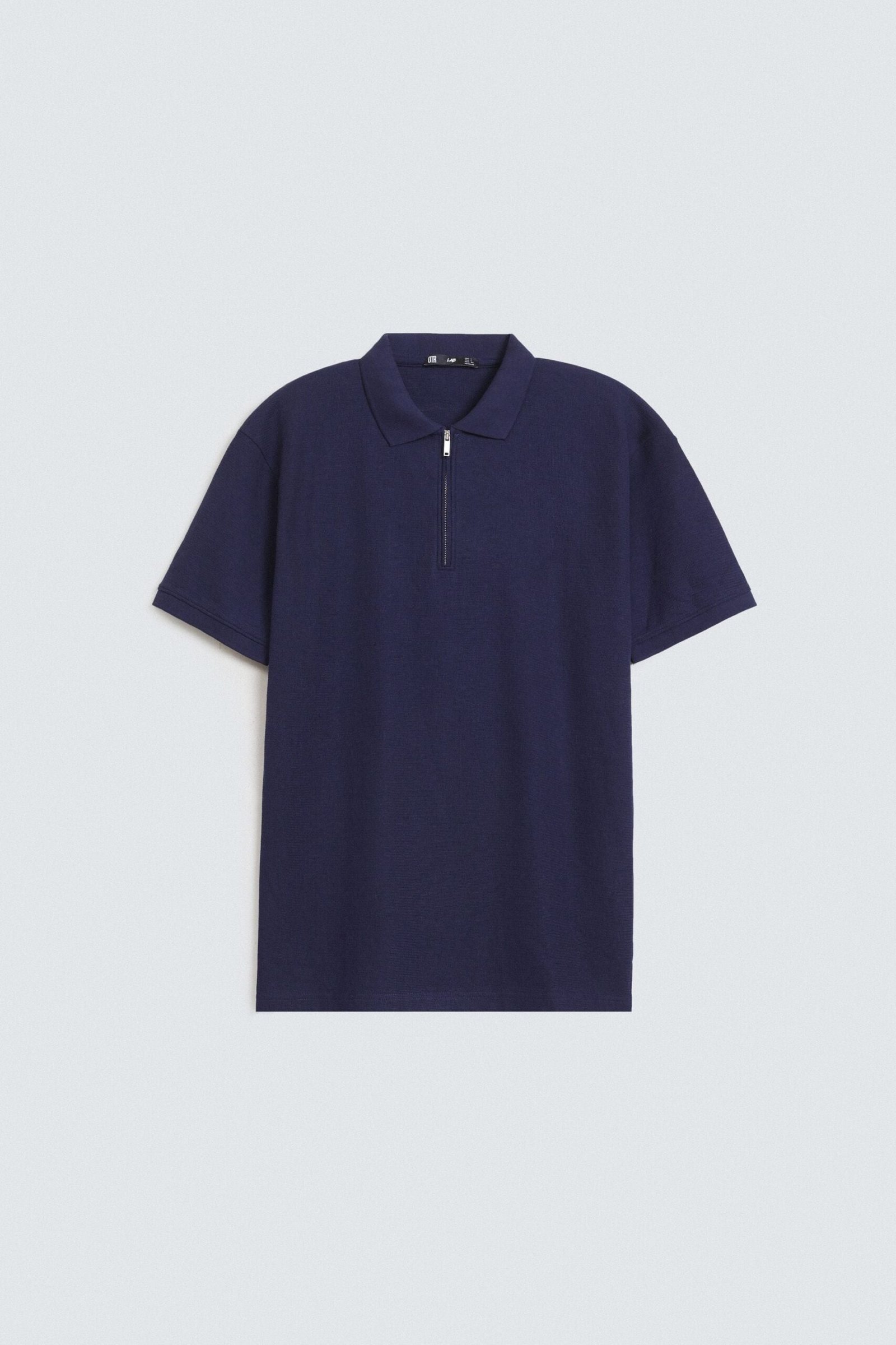 Quarter Zip-Up Polo Shirt - Image 5