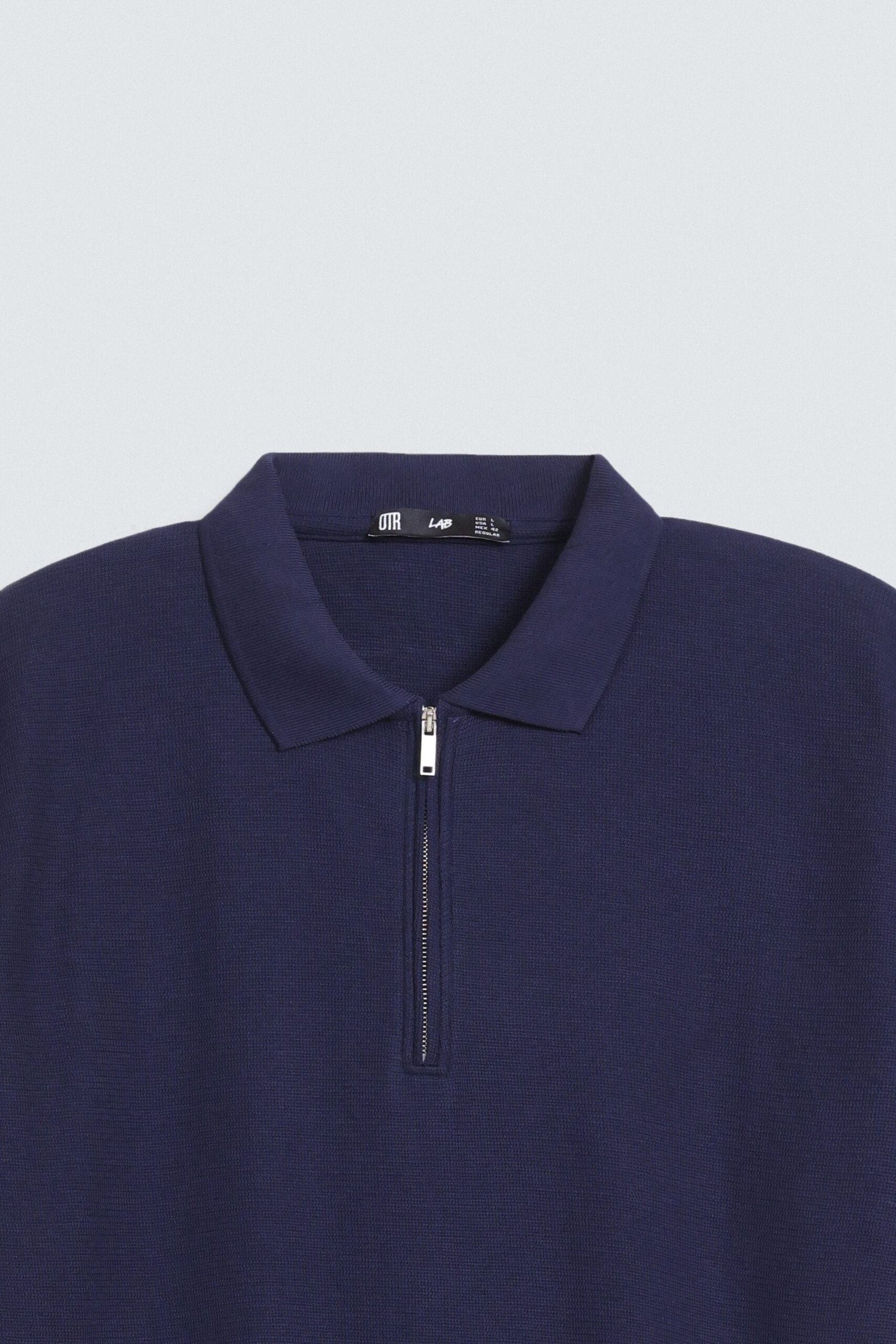 Quarter Zip-Up Polo Shirt - Image 6