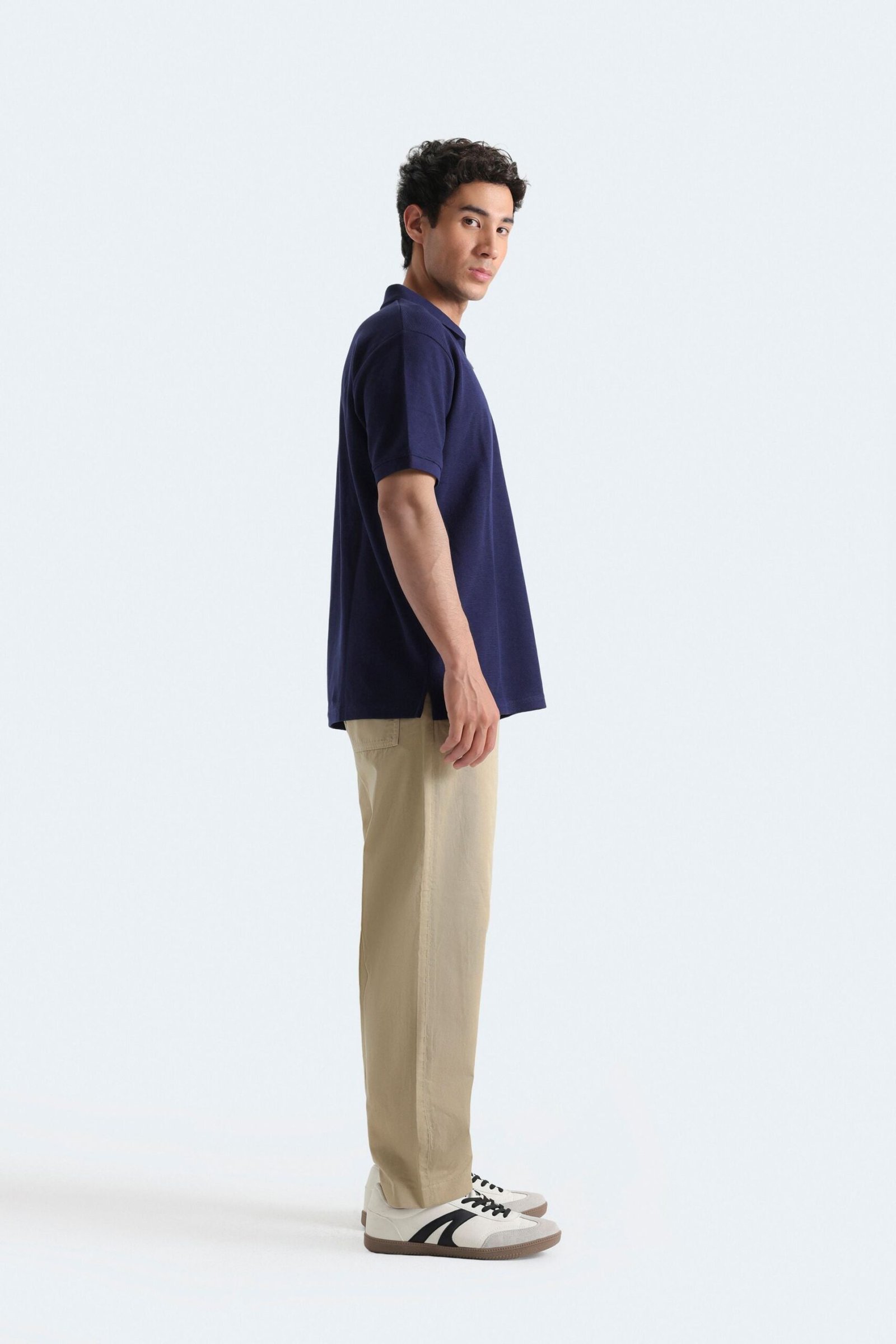 Quarter Zip-Up Polo Shirt - Image 3