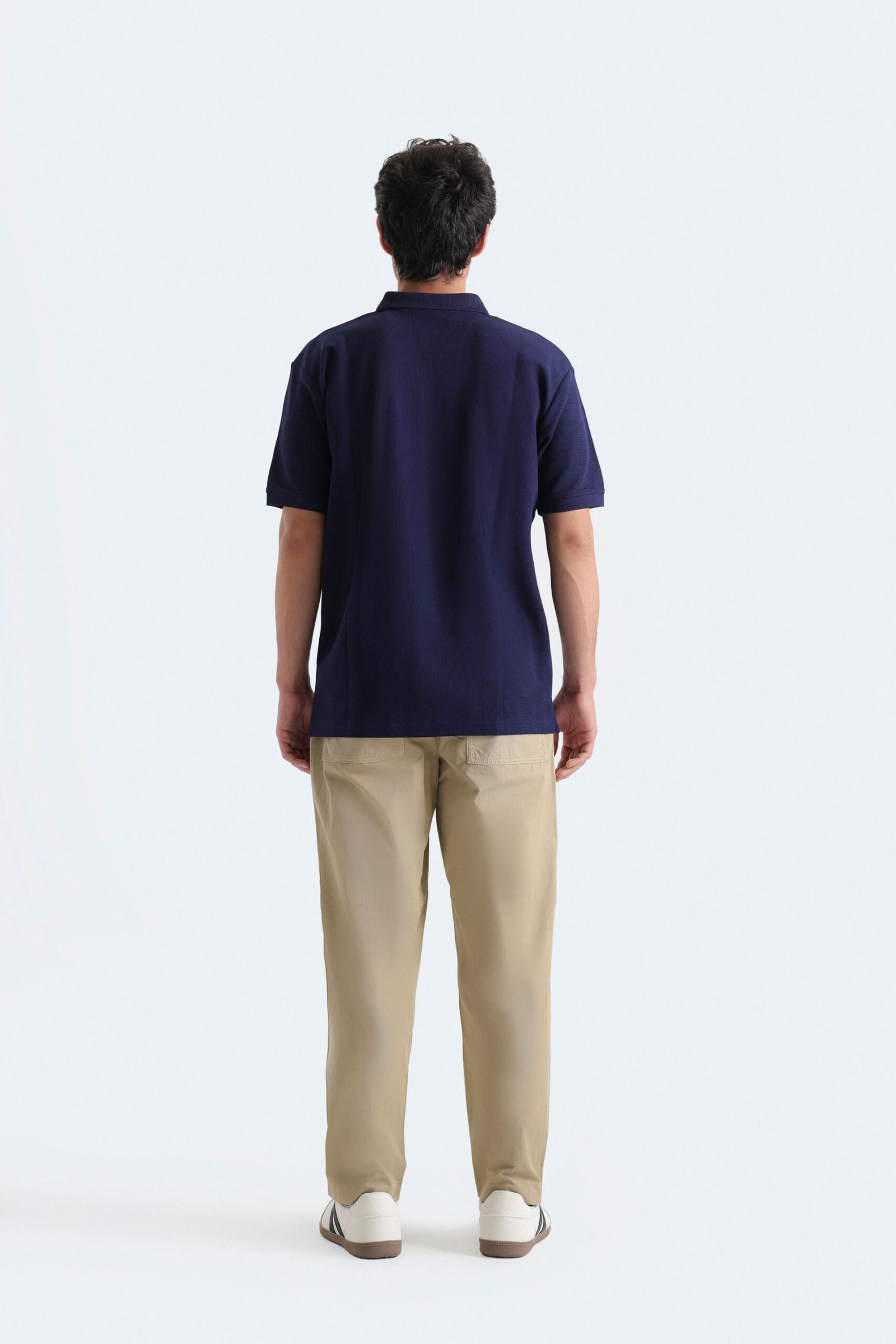 Quarter Zip-Up Polo Shirt - Image 4