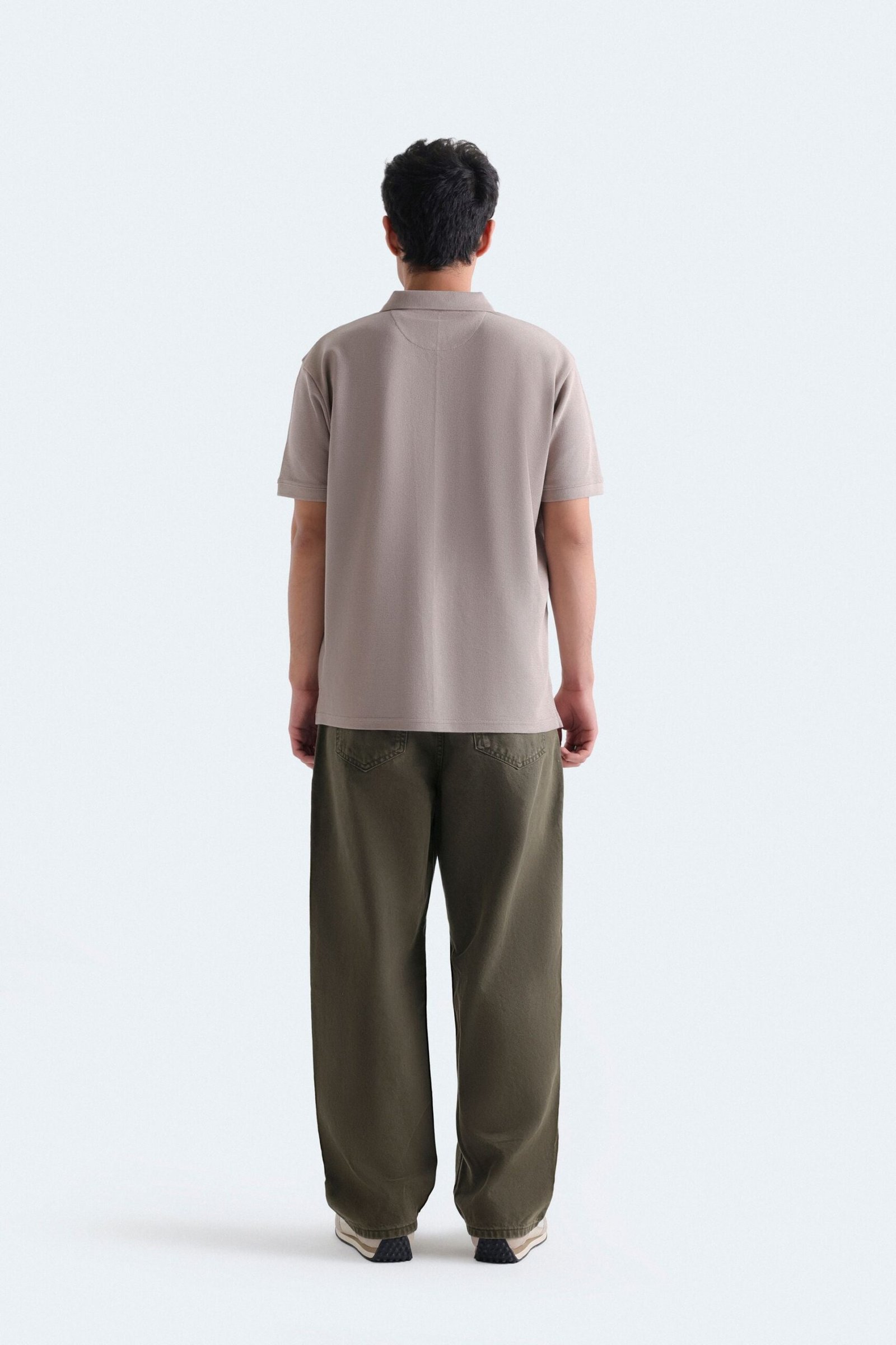 Quarter Zip-Up Polo Shirt - Image 11