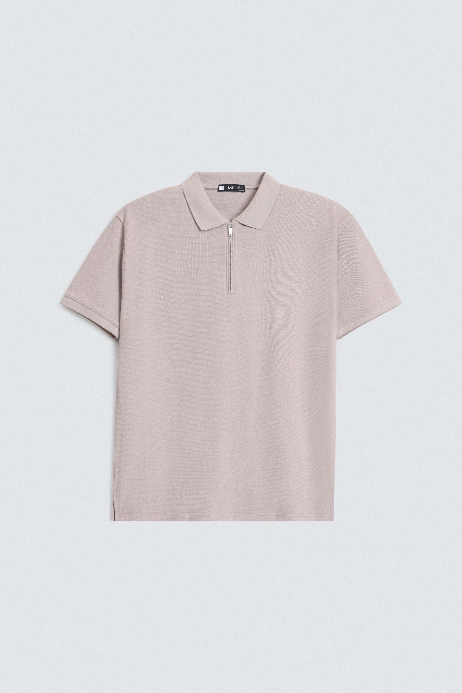 Quarter Zip-Up Polo Shirt - Image 12
