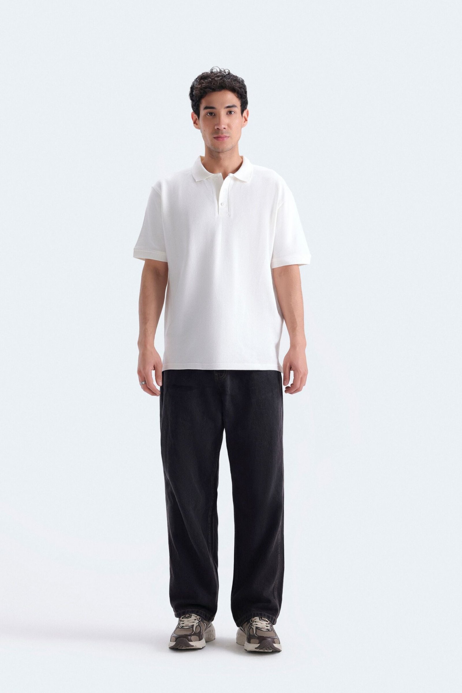 Textured Polo Shirt - Image 8