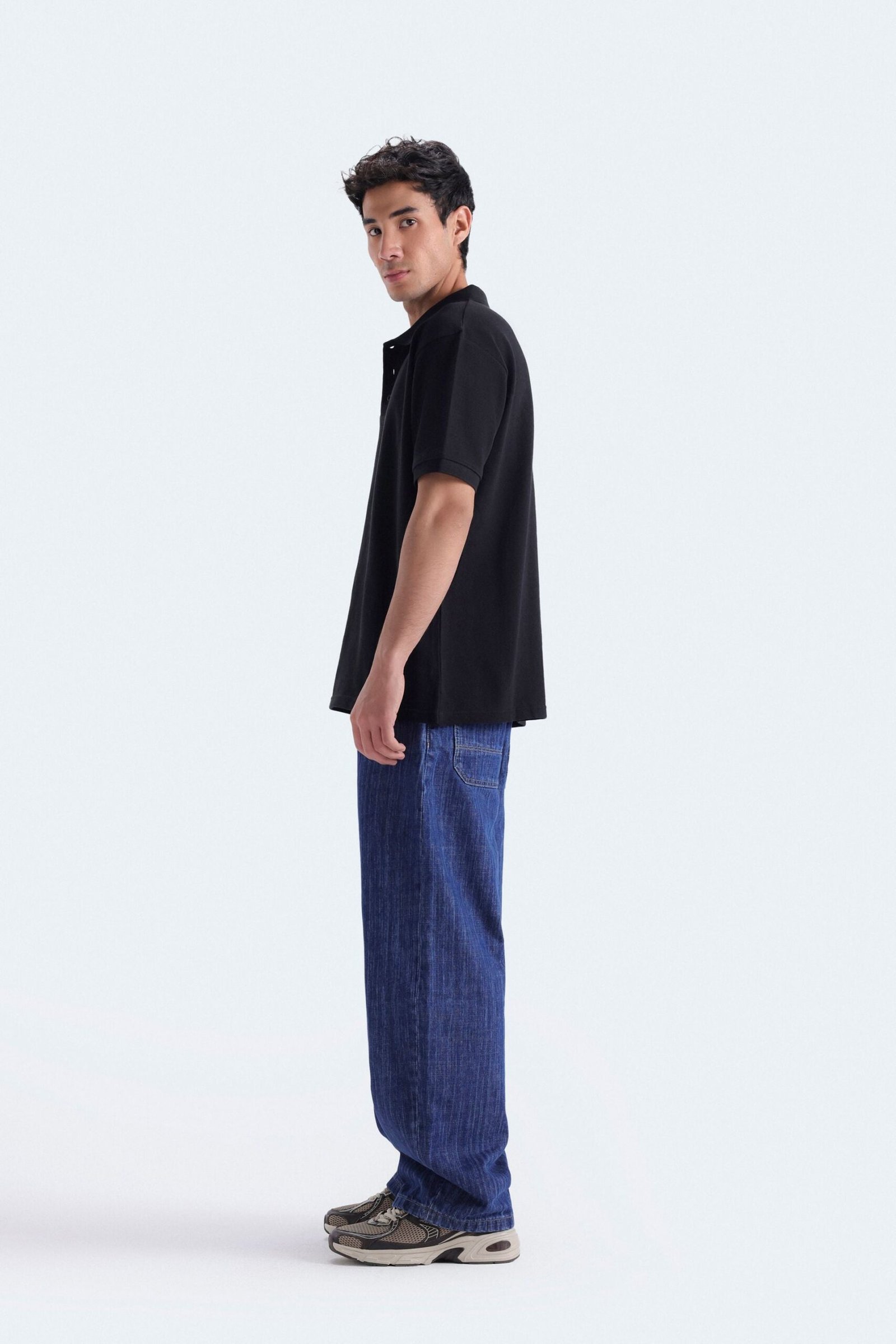 Textured Polo Shirt - Image 3