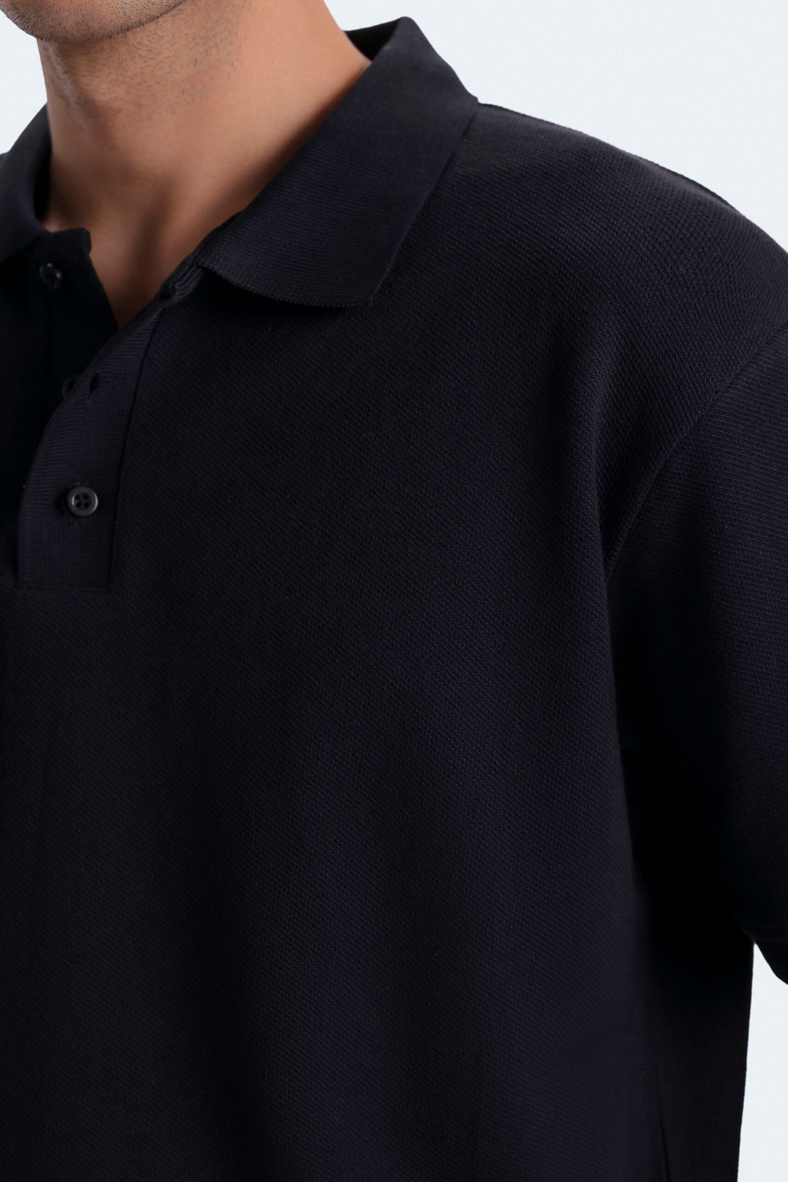 Textured Polo Shirt - Image 2