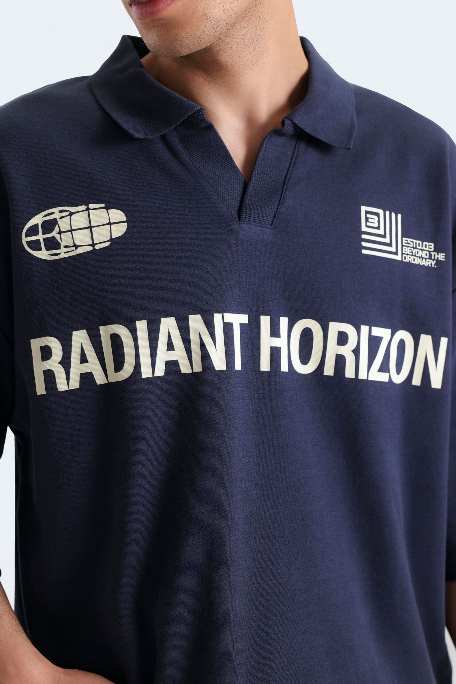 Slogan Print Polo Shirt - Image 9