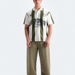 Varsity Striped Polo Shirt