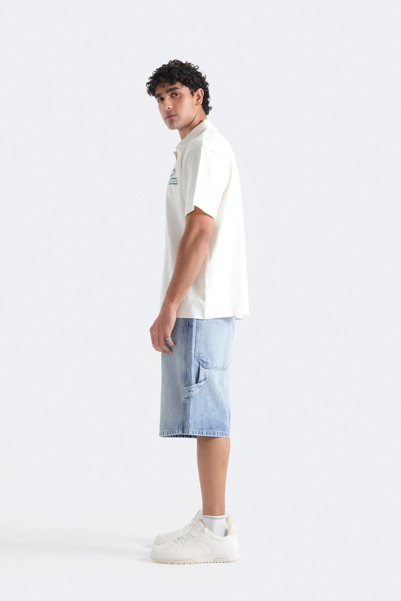 Slogan Print Polo Shirt - Image 3