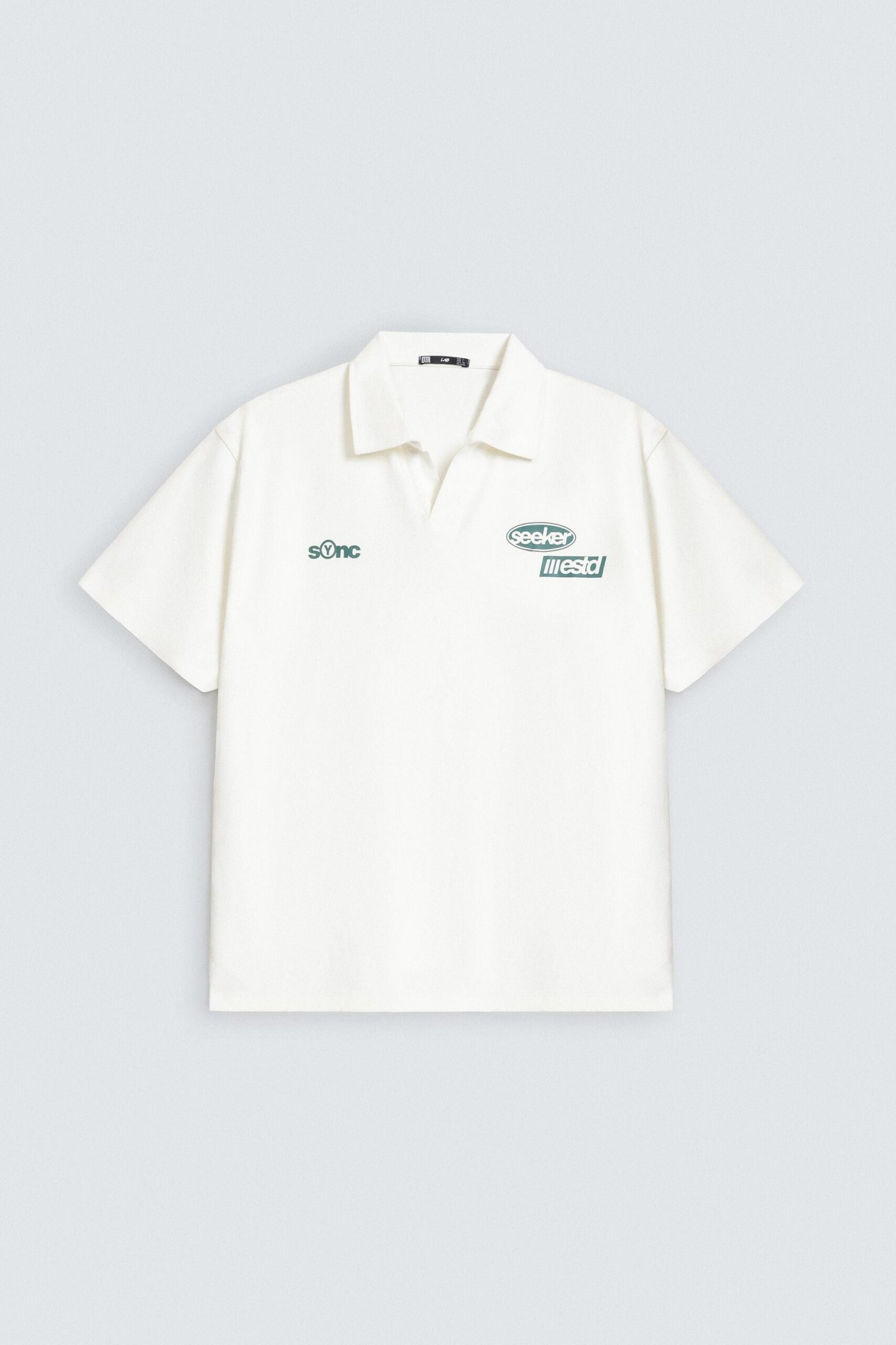 Slogan Print Polo Shirt - Image 5