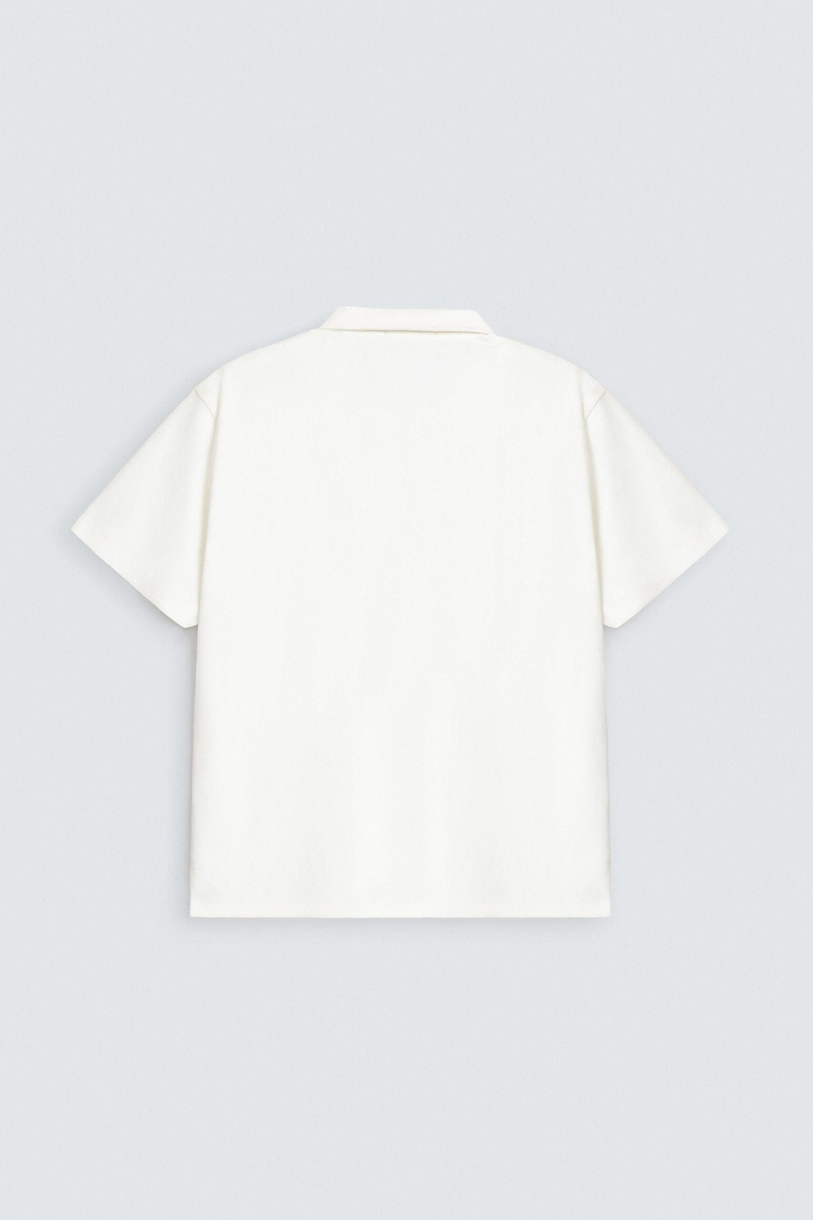 Slogan Print Polo Shirt - Image 7