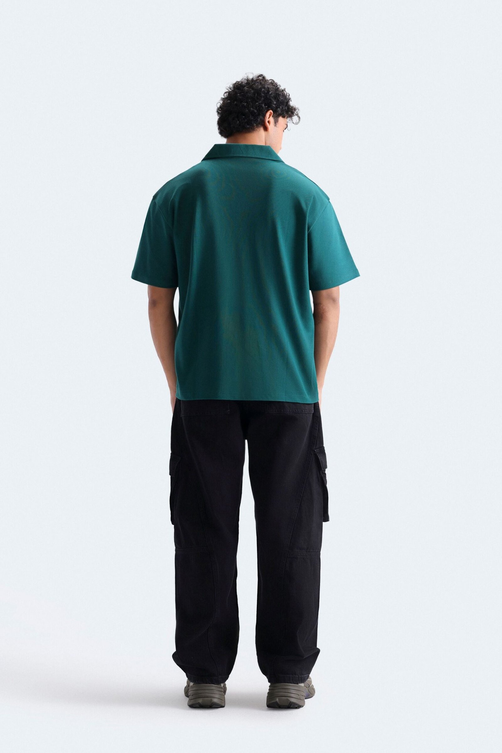 Slogan Print Polo Shirt - Image 11