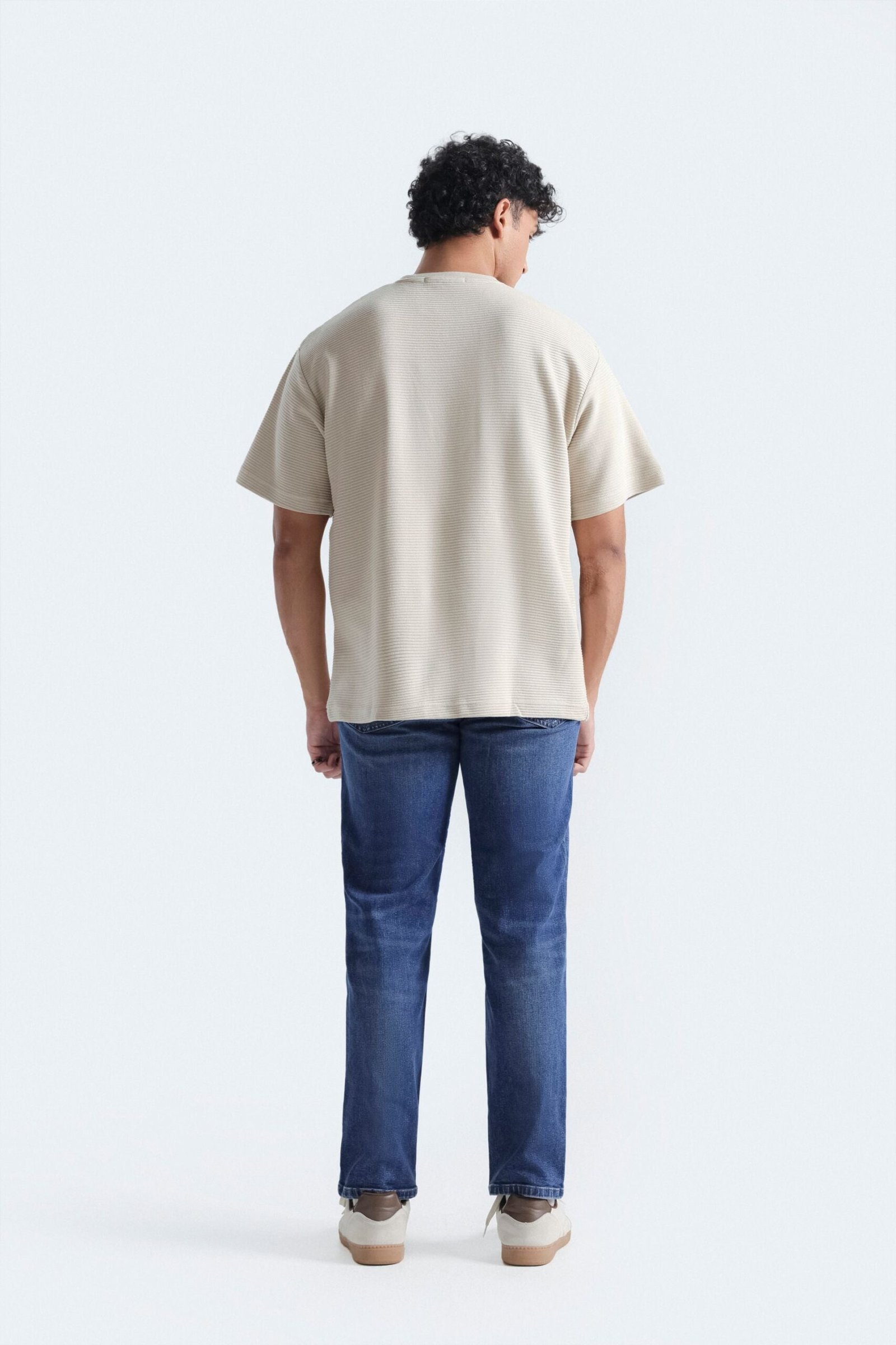 Crew Neck Ottoman T-Shirt - Image 4