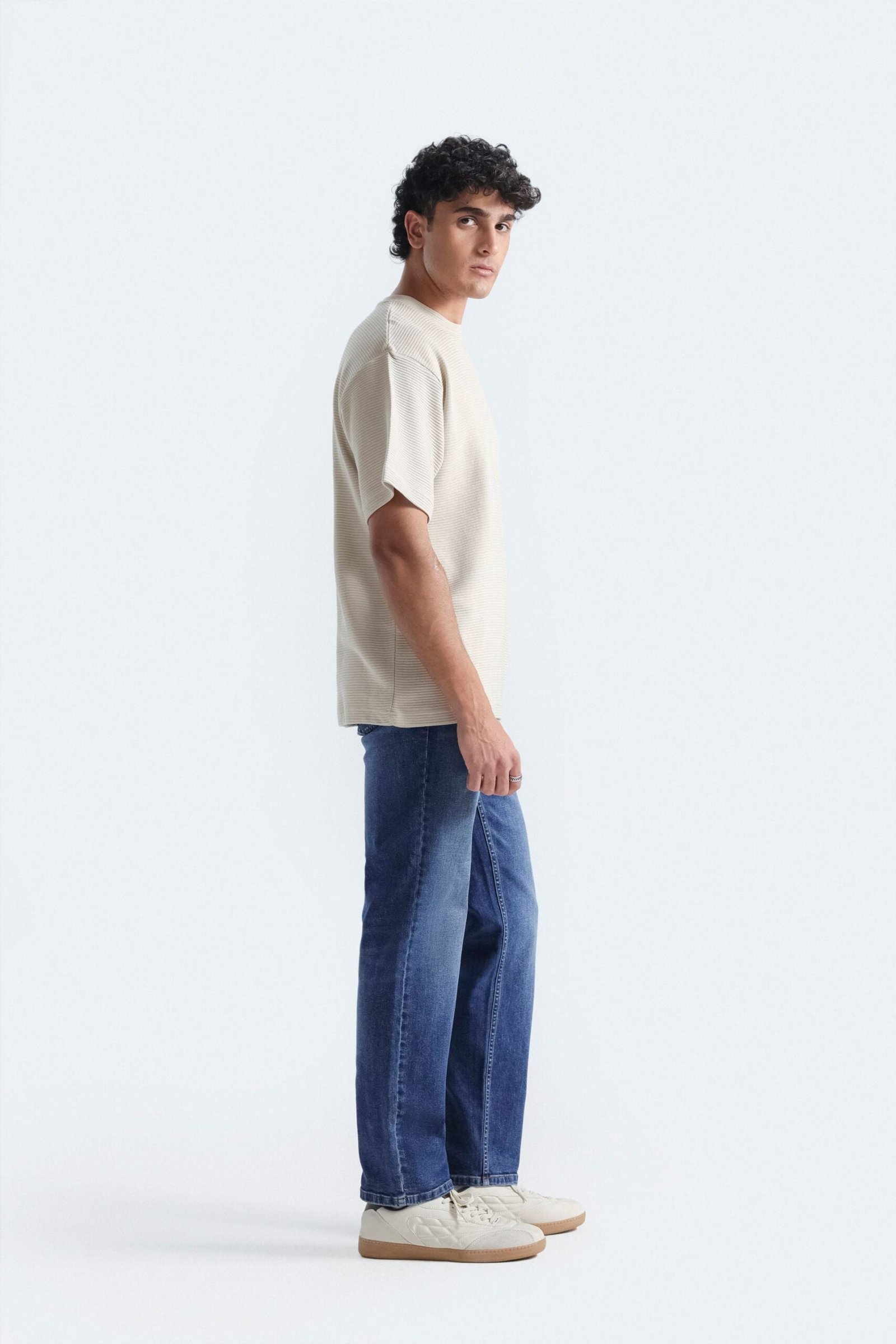 Crew Neck Ottoman T-Shirt - Image 3