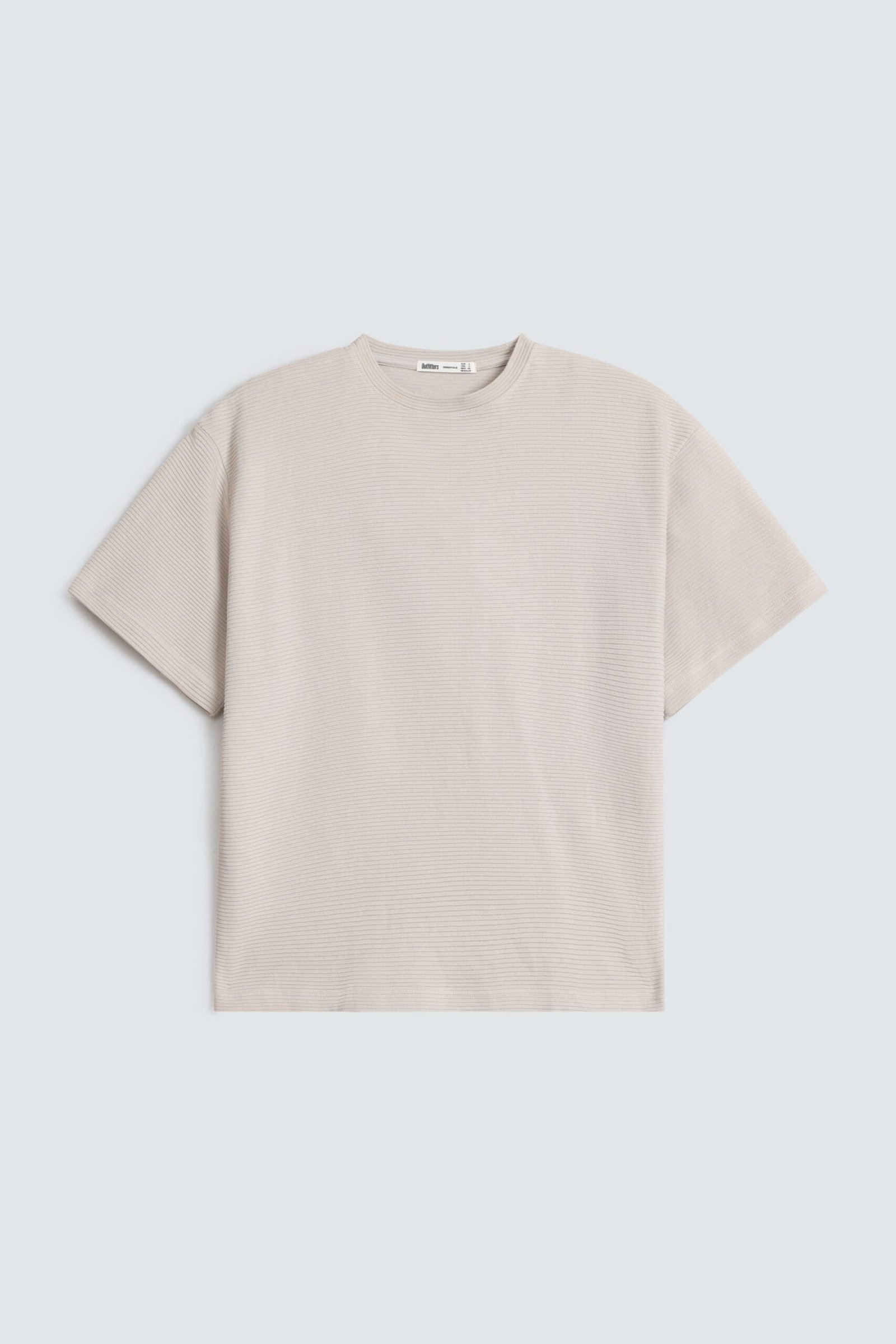 Crew Neck Ottoman T-Shirt - Image 5