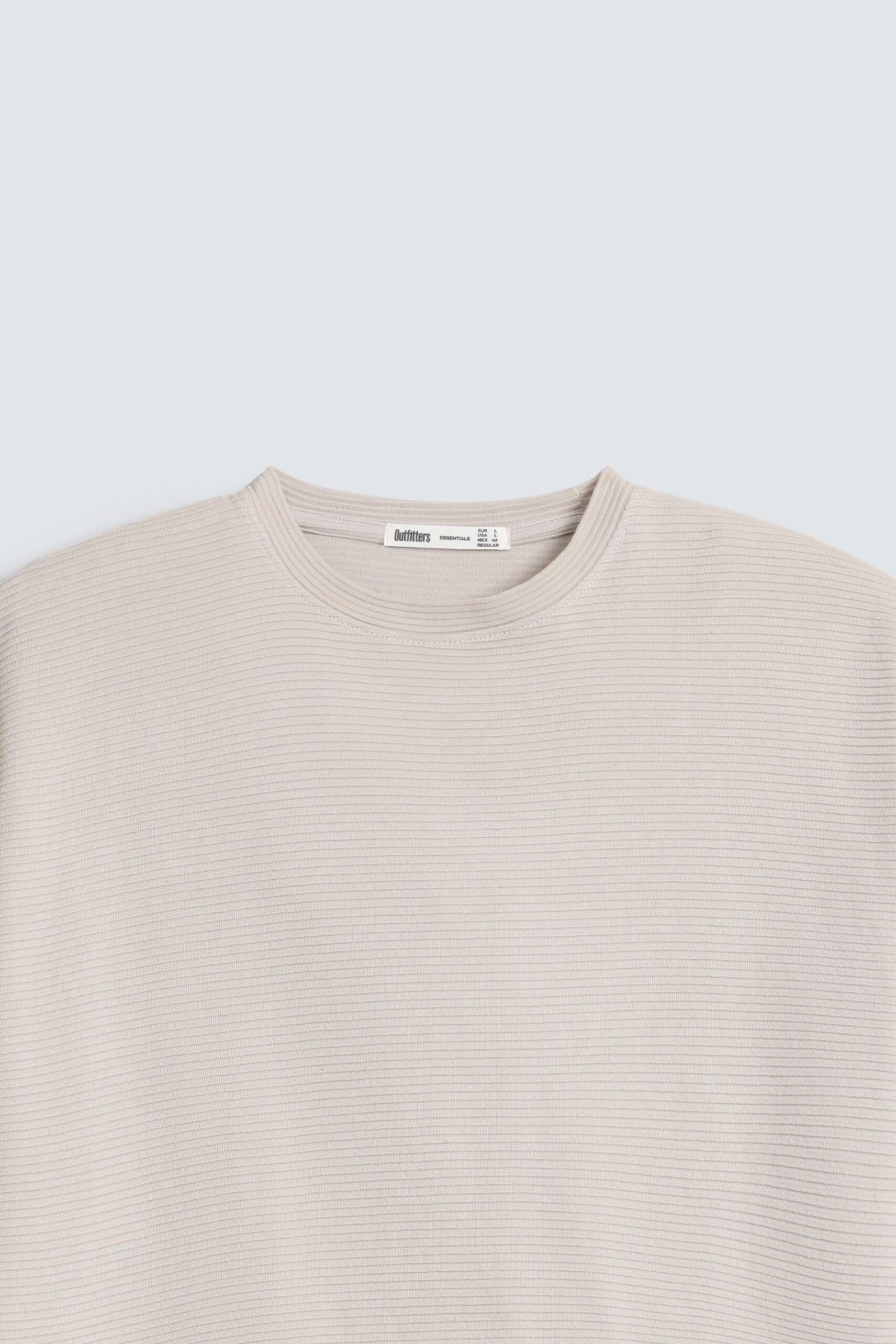 Crew Neck Ottoman T-Shirt - Image 6