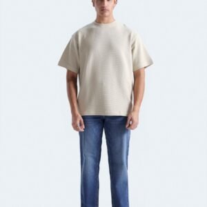 Crew Neck Ottoman T-Shirt