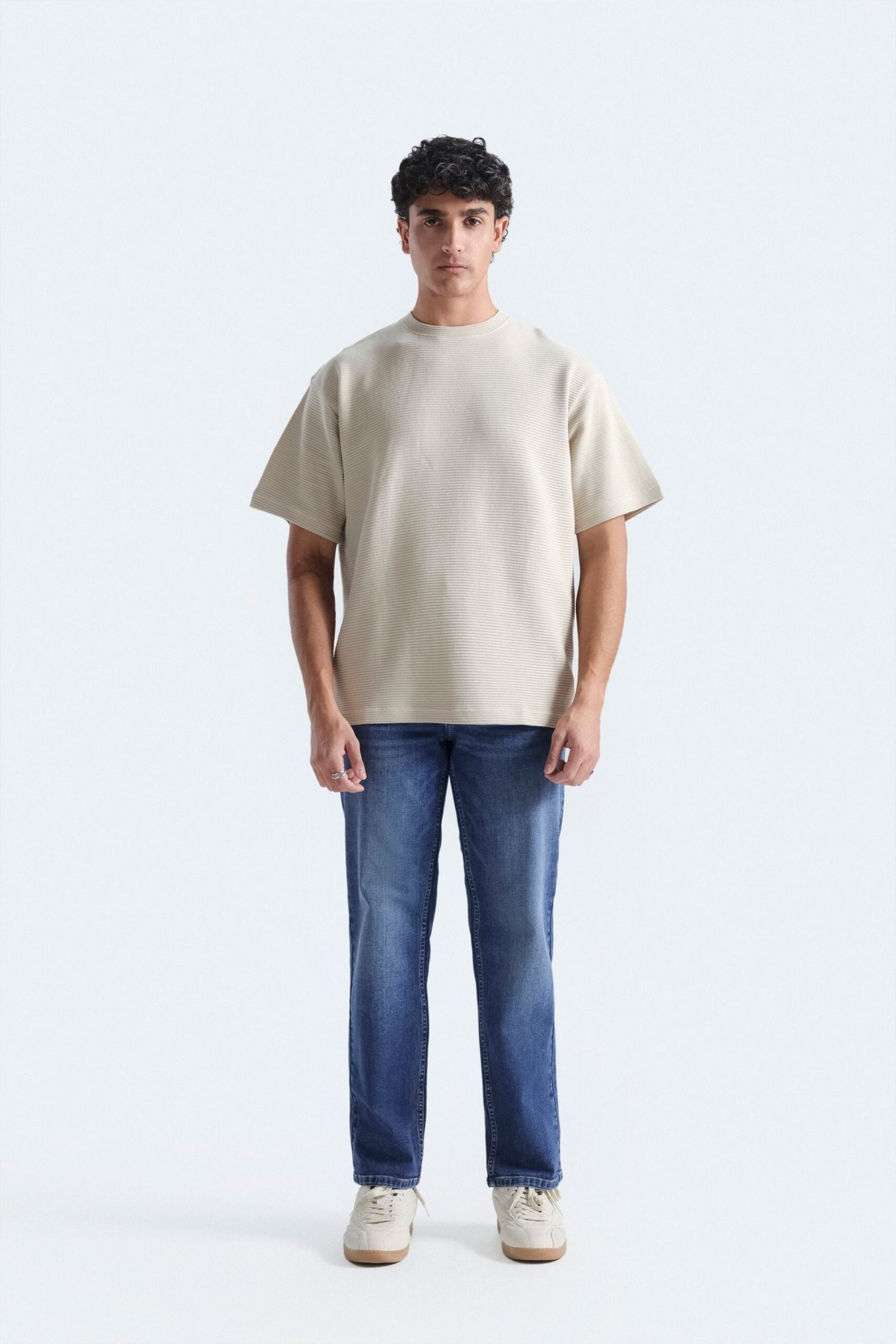 Crew Neck Ottoman T-Shirt