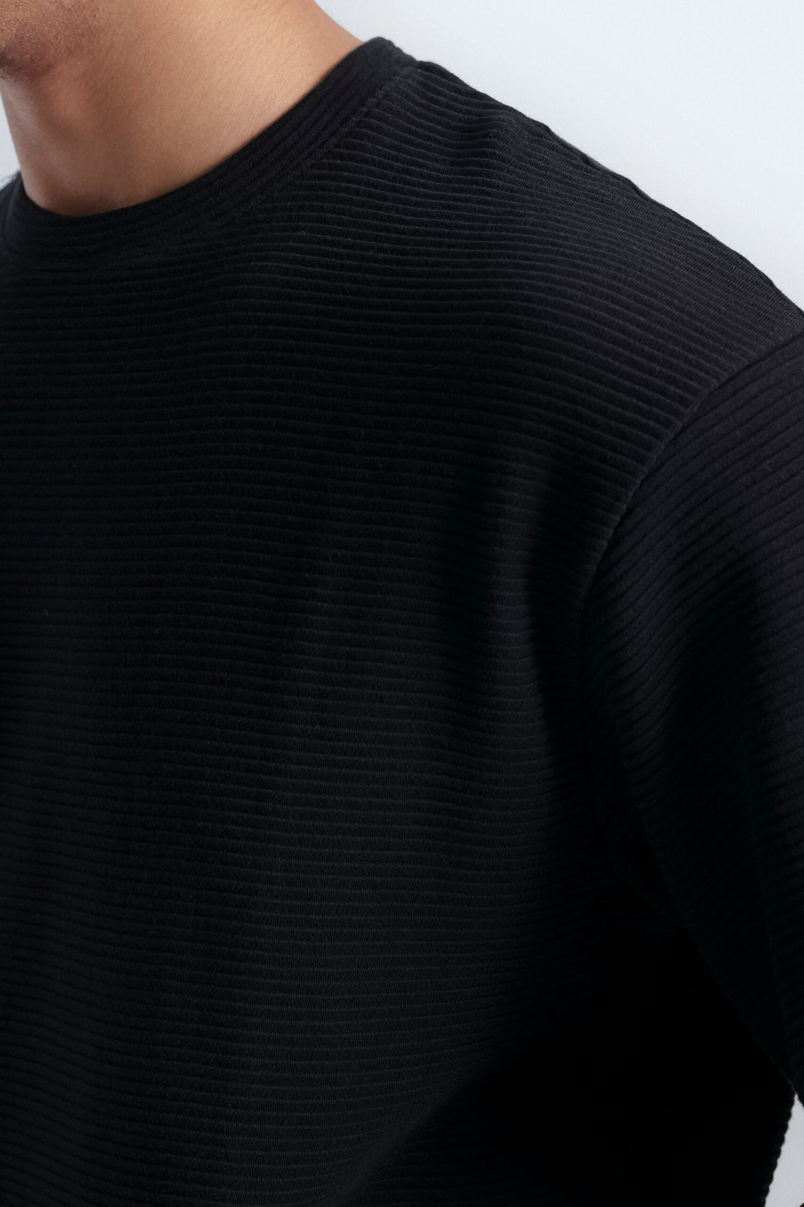 Crew Neck Ottoman T-Shirt - Image 9
