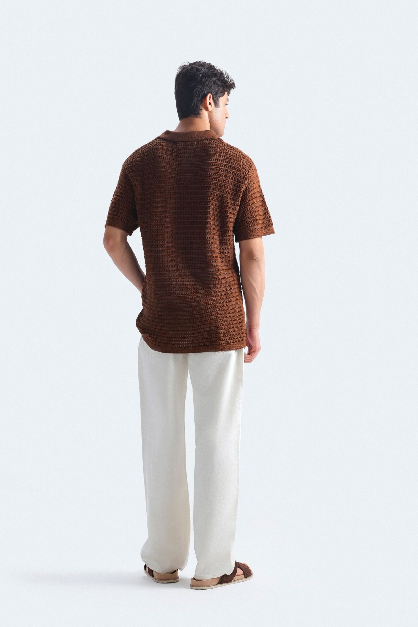 Knitted Polo Shirt - Image 11